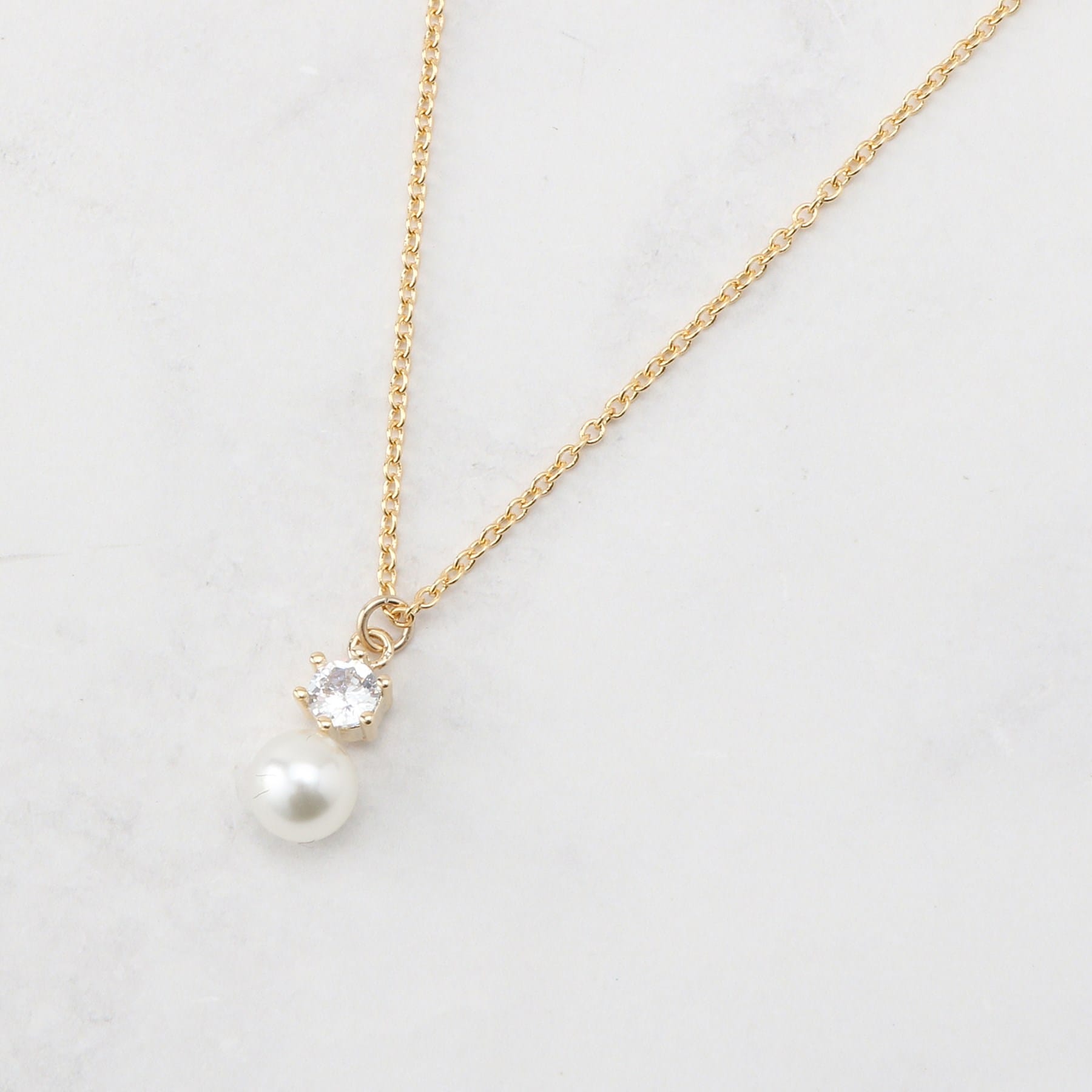 クチュール ブローチ Couture Brooch プチパール調ビジューネックレス （ゴールド(007)） ゴールド(007)