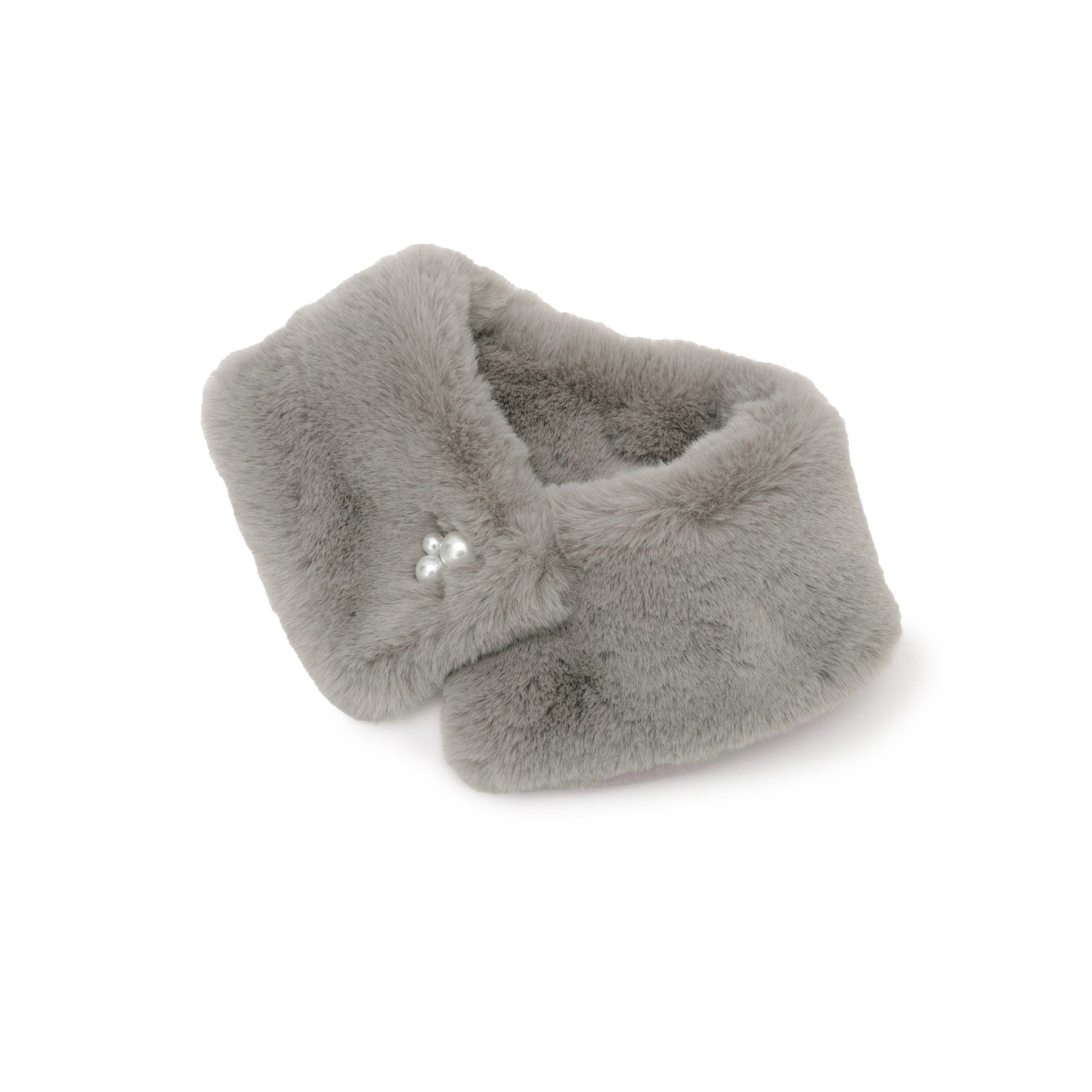 クチュール ブローチ Couture Brooch エコファービジューパール調ティペット （ライトグレー(011)） ライトグレー(011)