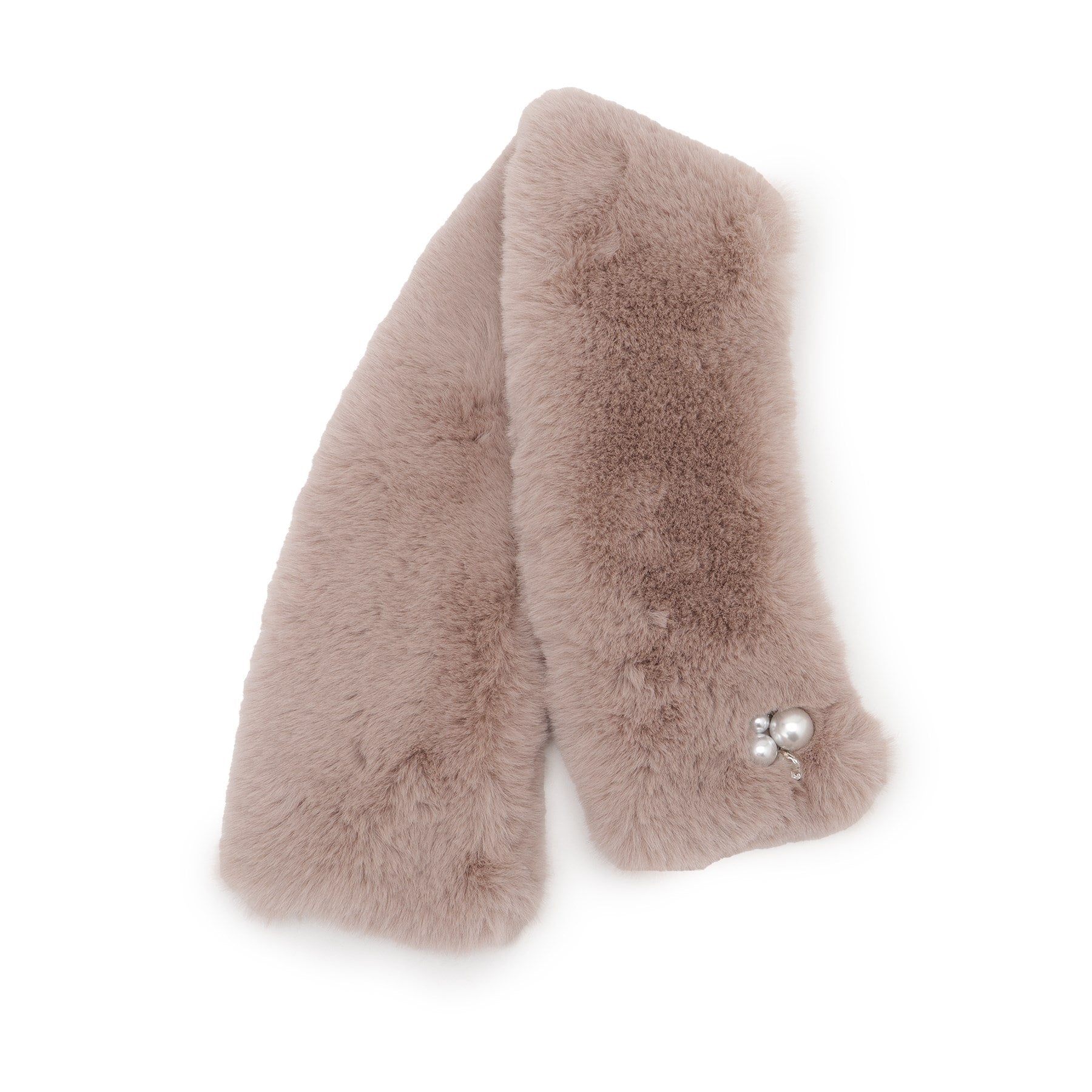 クチュール ブローチ Couture Brooch エコファービジューパール調ティペット （ライトグレー(011)） ライトグレー(011)