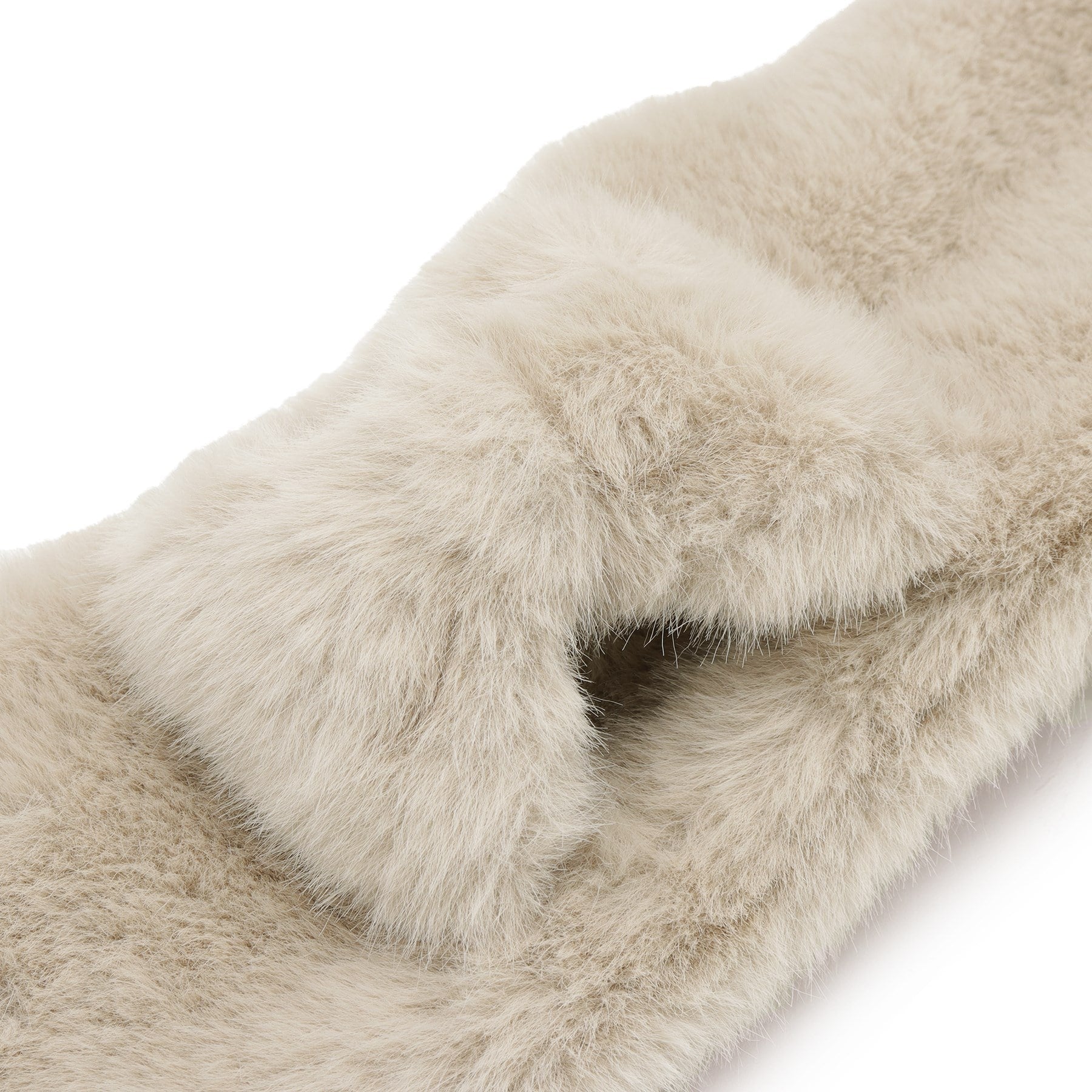 クチュール ブローチ Couture Brooch エコファーリボンループティペット （グレージュ(050)） グレージュ(050)