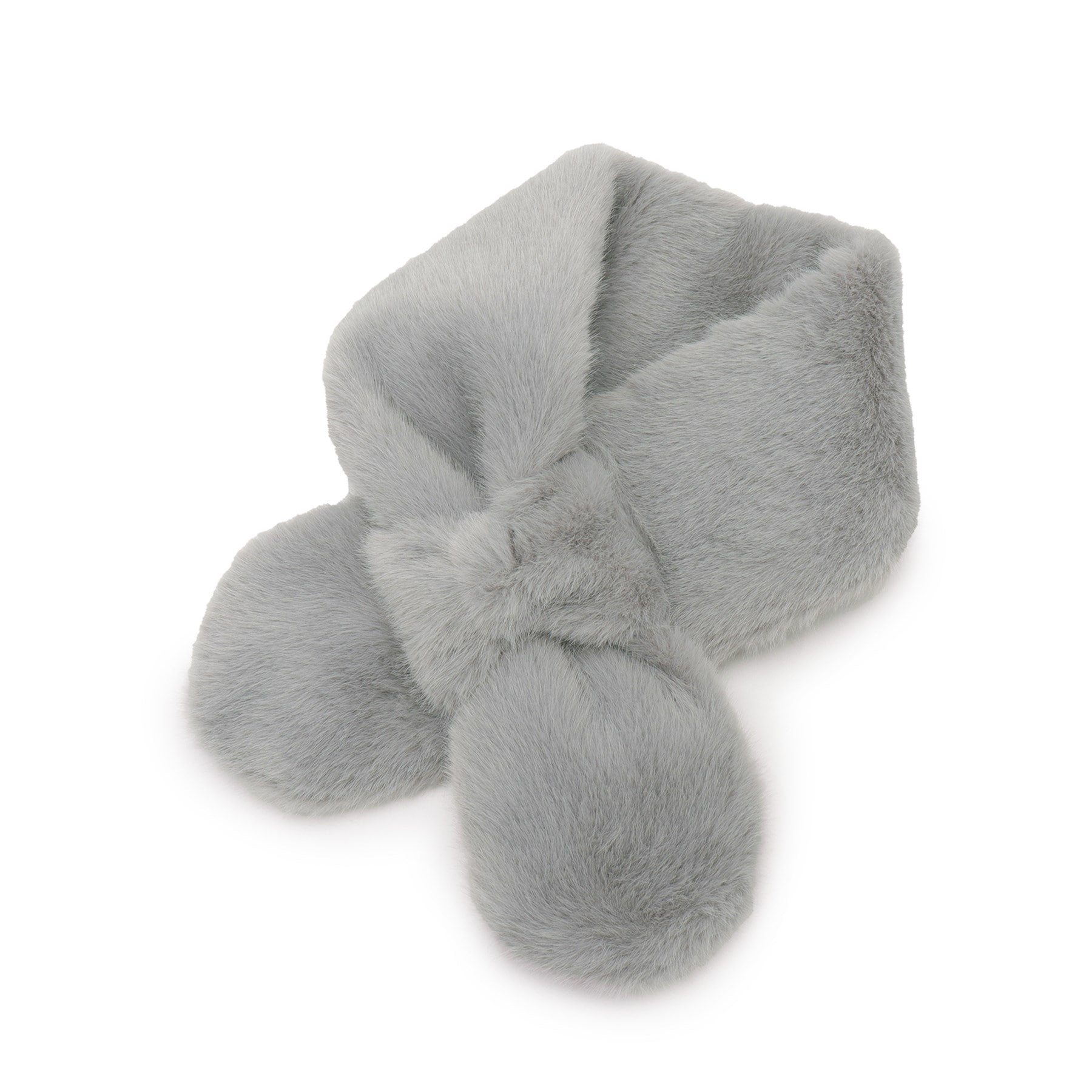 クチュール ブローチ Couture Brooch エコファーリボンループティペット （ライトグレー(011)） ライトグレー(011)