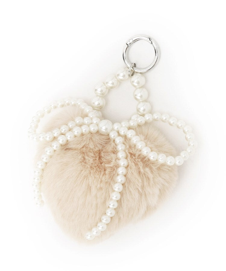 クチュール ブローチ Couture Brooch ハートフェイクファーチャーム （ピンクベージュ(053)） ピンクベージュ(053)