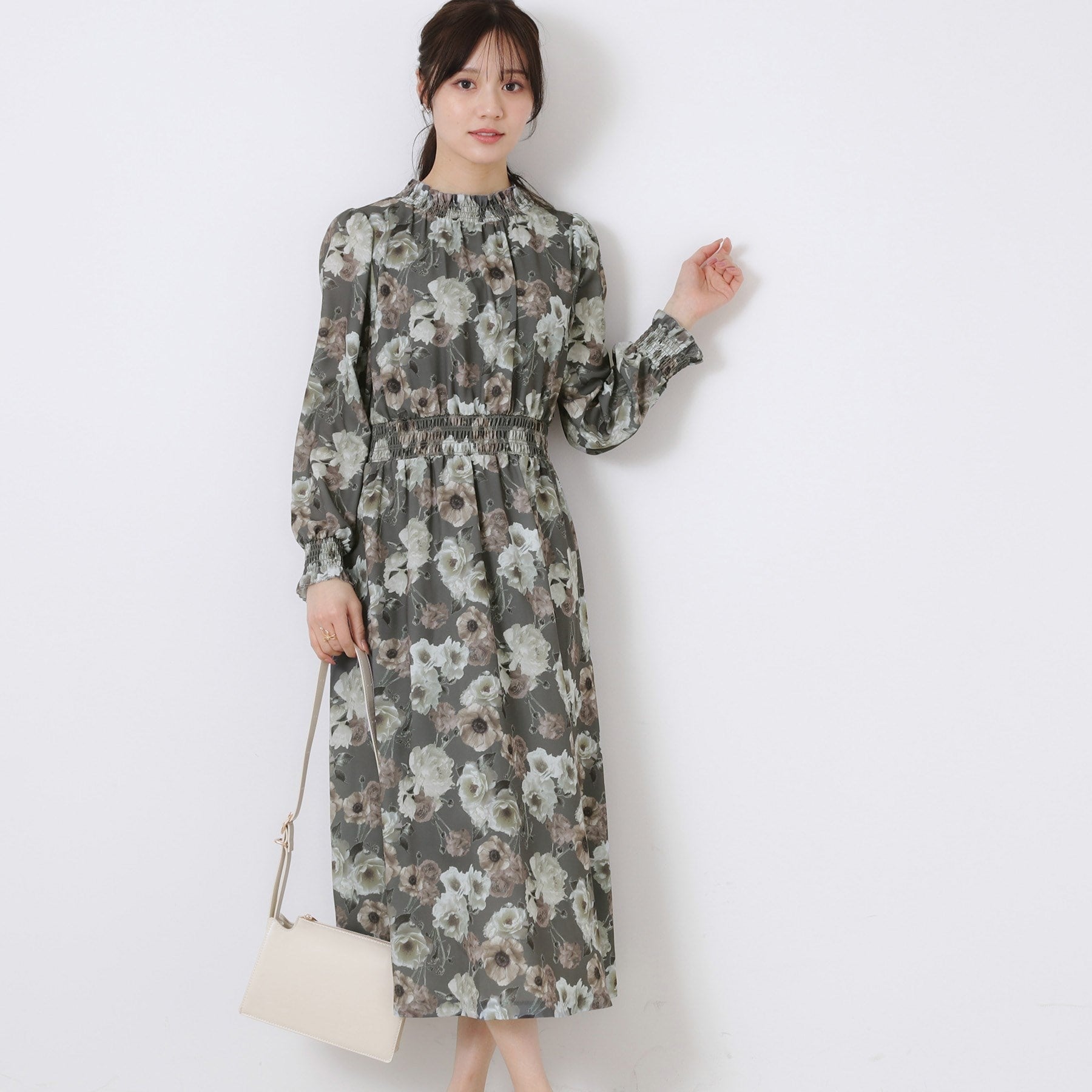 クチュール ブローチ Couture Brooch Springフラワーシャーリングワンピ