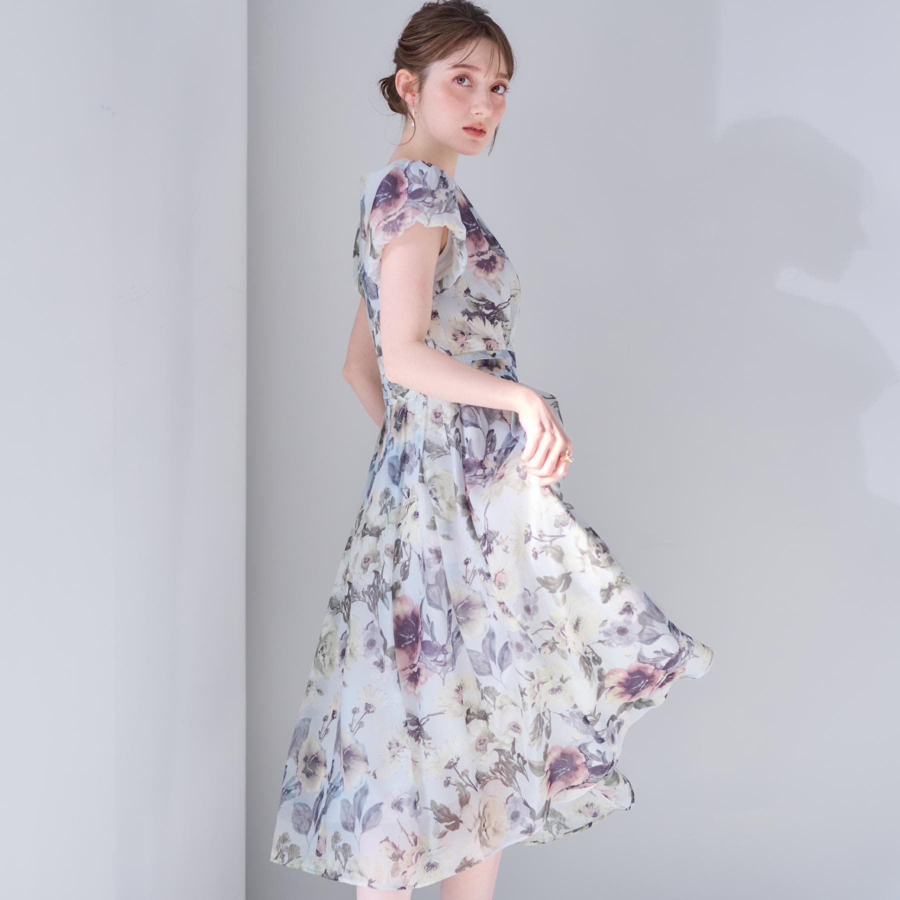 クチュール ブローチ Couture Brooch Summerオーガンフルールワンピース （ライトグレー(111)） ライトグレー(111)