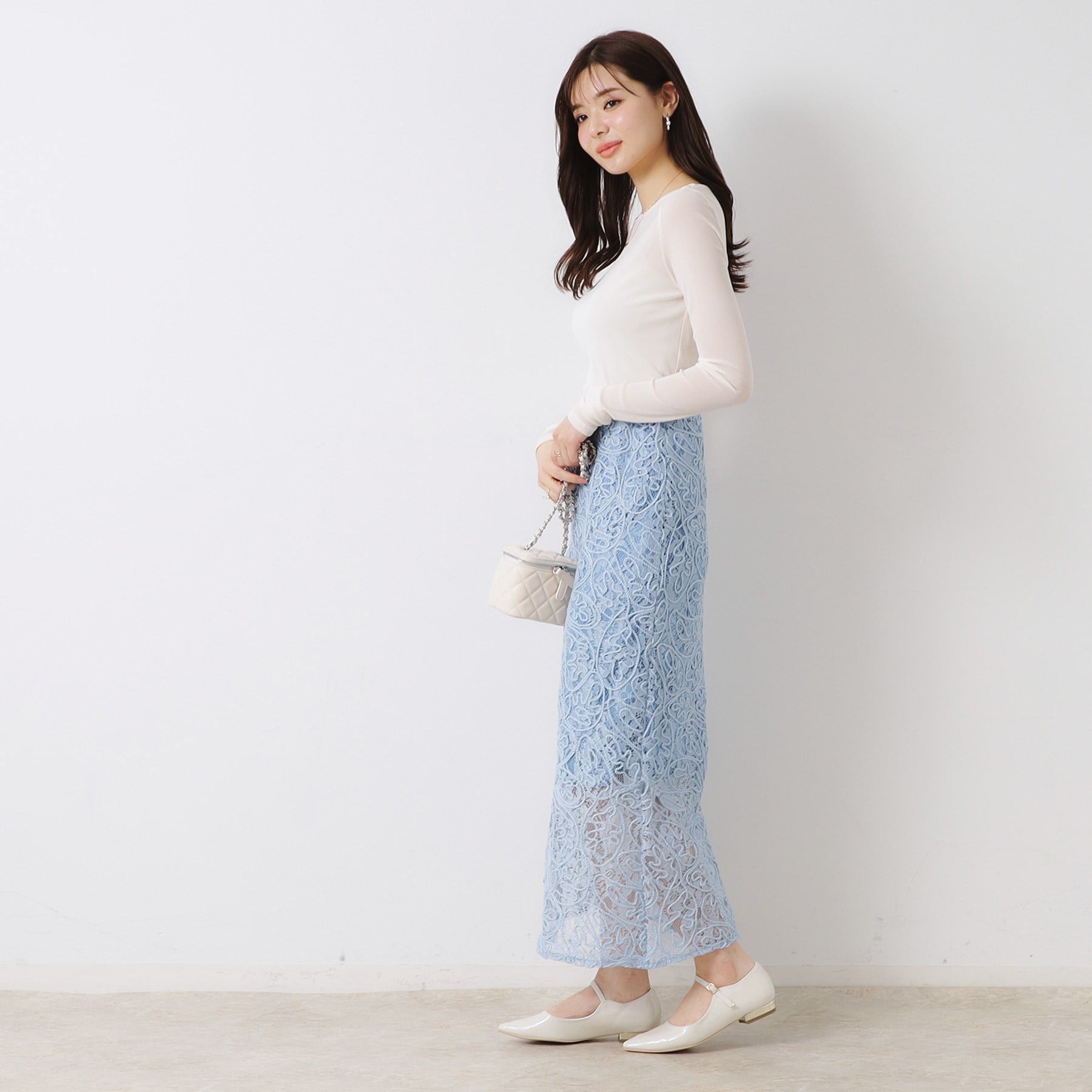 クチュール ブローチ Couture Brooch チュールクルーネックTシャツ （オフホワイト(003)） オフホワイト(003)