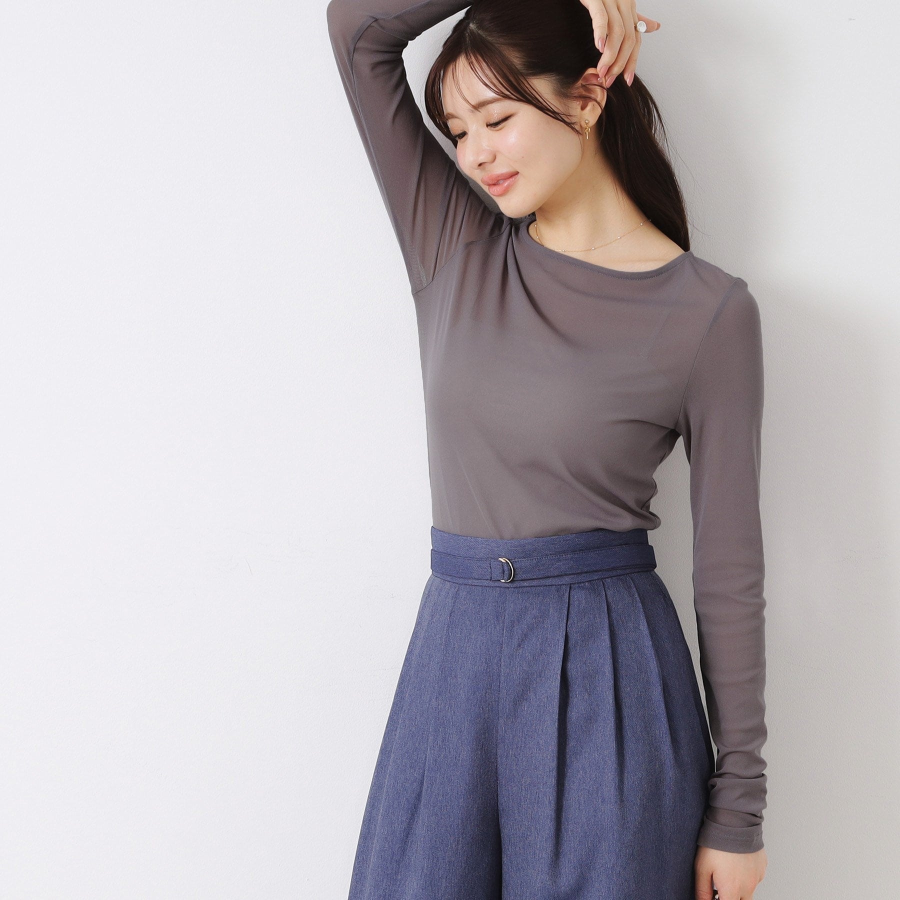クチュール ブローチ Couture Brooch チュールクルーネックTシャツ （オフホワイト(003)） オフホワイト(003)