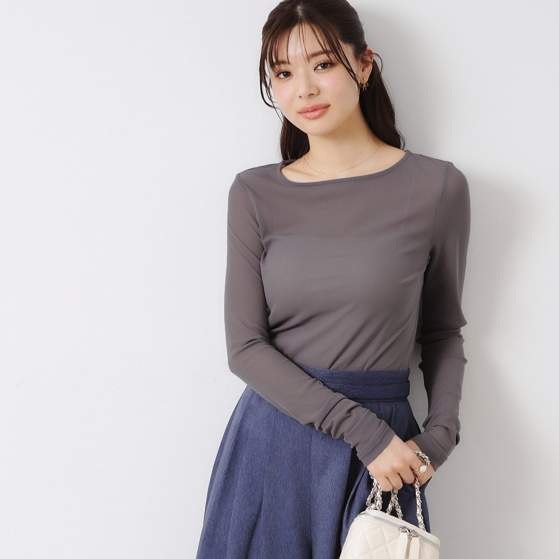 クチュール ブローチ Couture Brooch チュールクルーネックTシャツ （オフホワイト(003)） オフホワイト(003)
