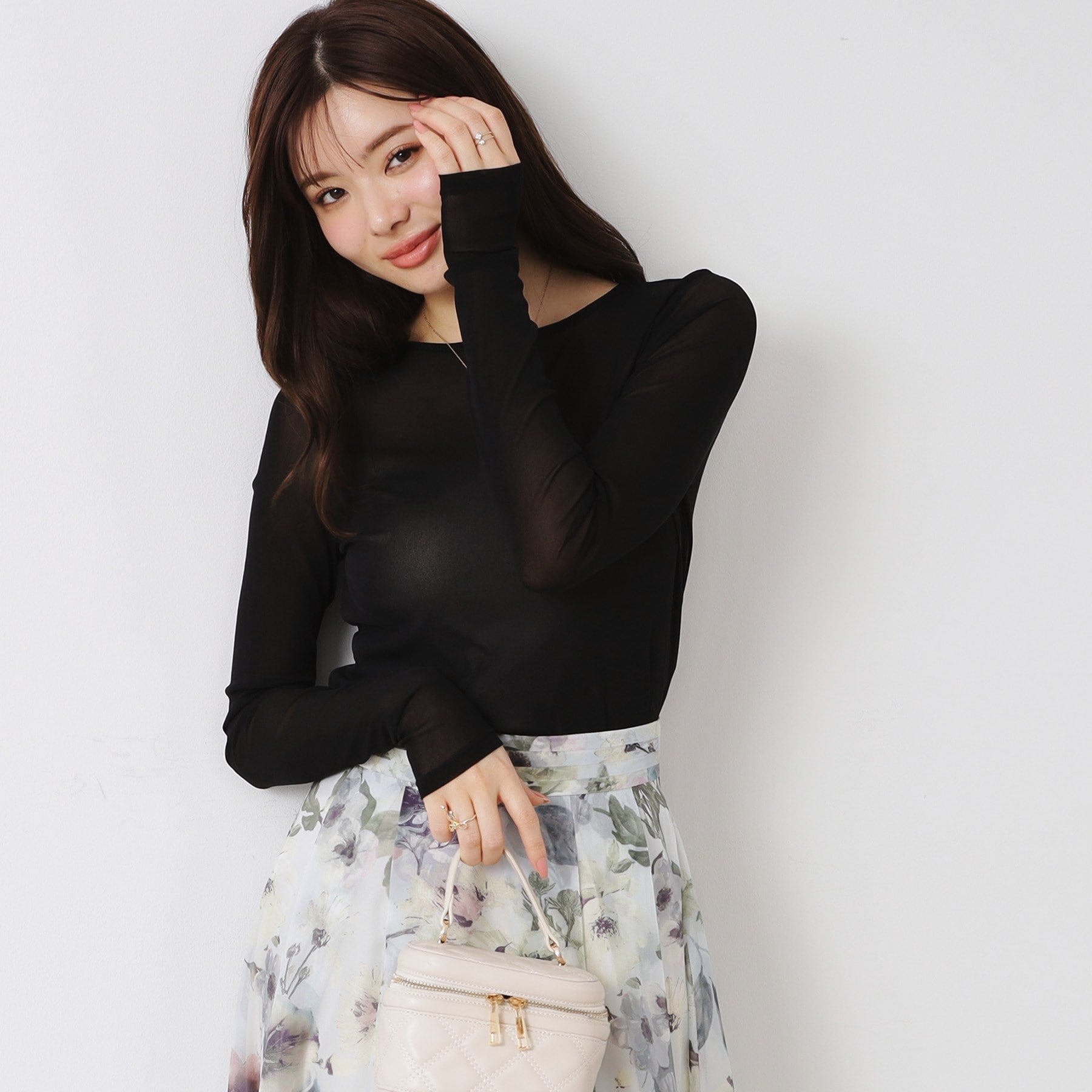 クチュール ブローチ Couture Brooch チュールクルーネックTシャツ （オフホワイト(003)） オフホワイト(003)