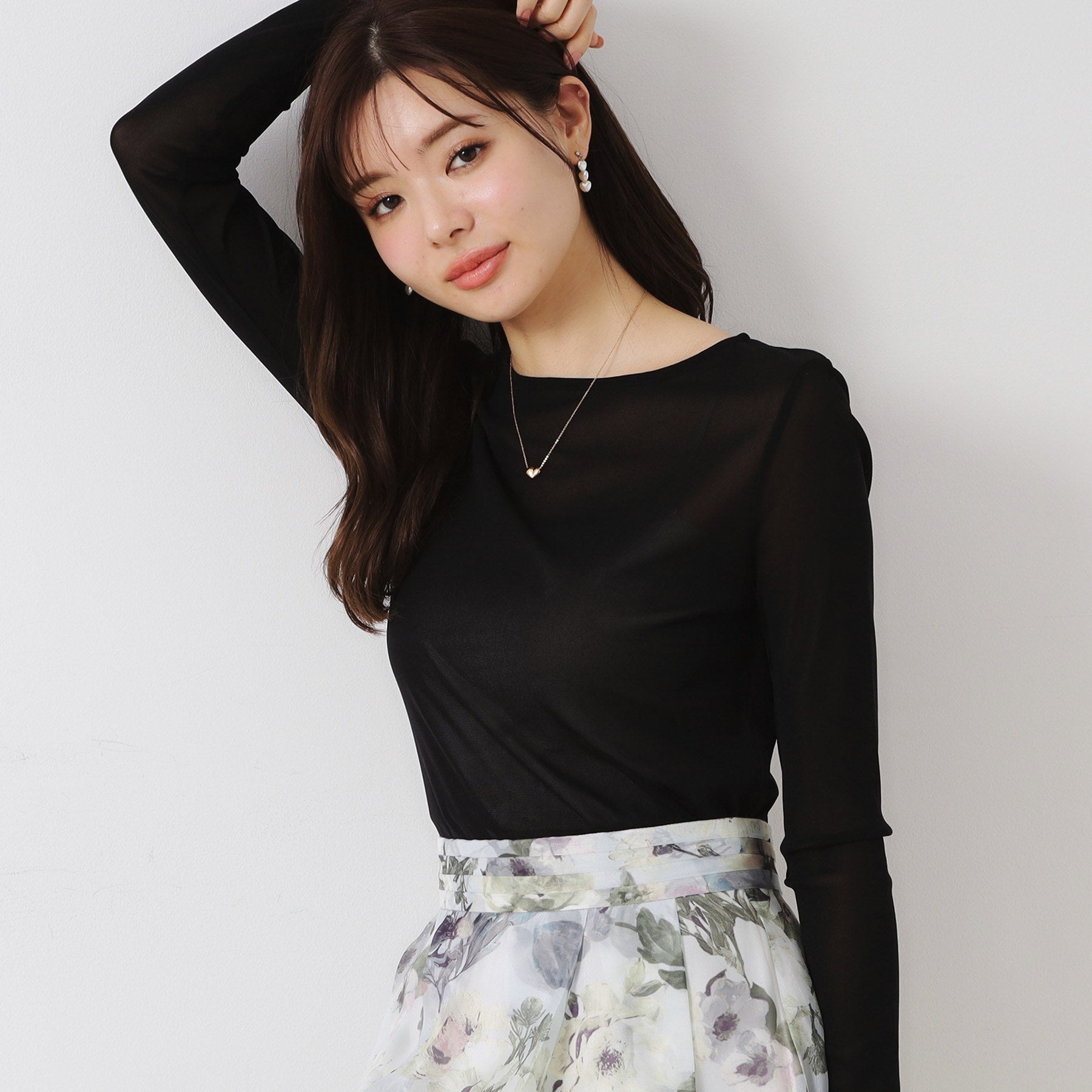 クチュール ブローチ Couture Brooch チュールクルーネックTシャツ （オフホワイト(003)） オフホワイト(003)