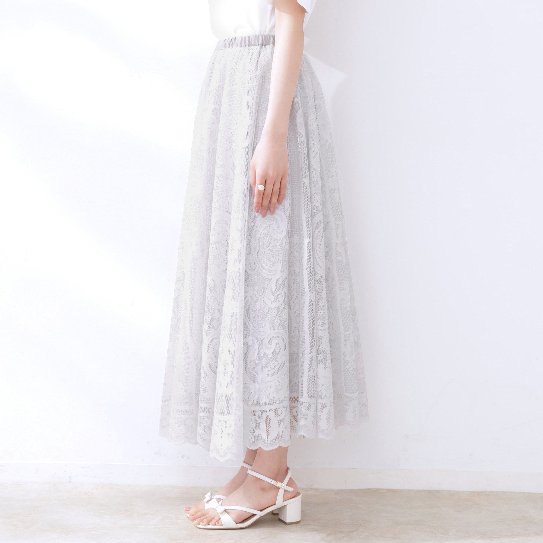クチュール ブローチ Couture Brooch サークルレーススカート （チャコールグレー(013)） チャコールグレー(013)