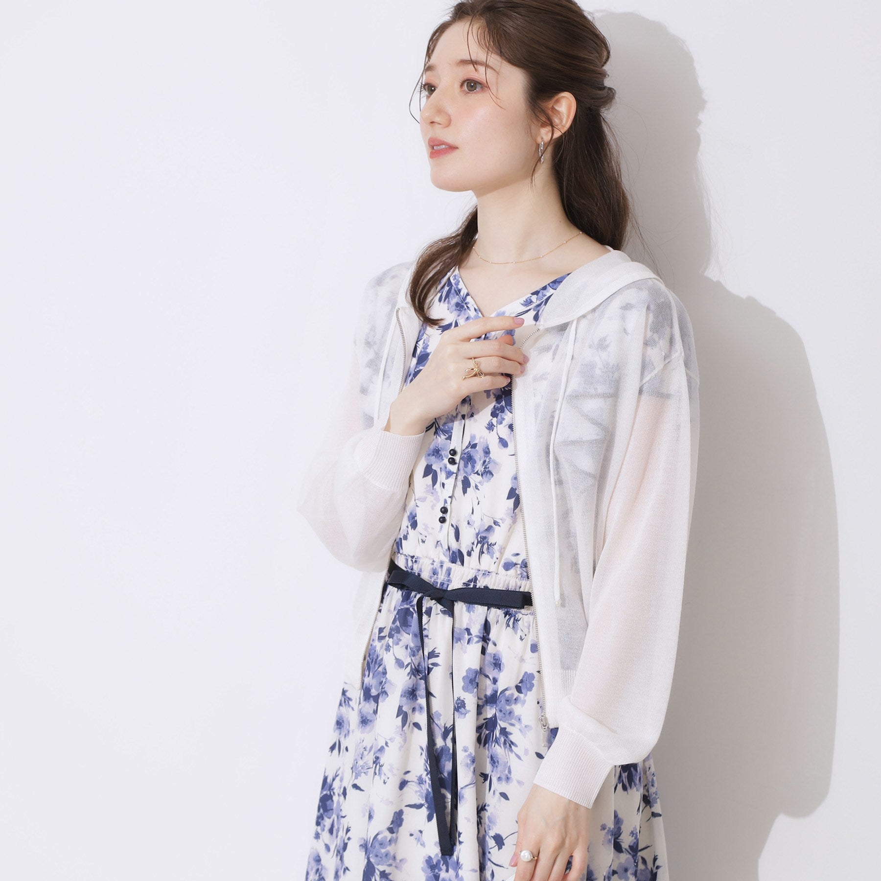 クチュール ブローチ Couture Brooch LEVITAジップアップフーディー （ライトグレー(011)） ライトグレー(011)