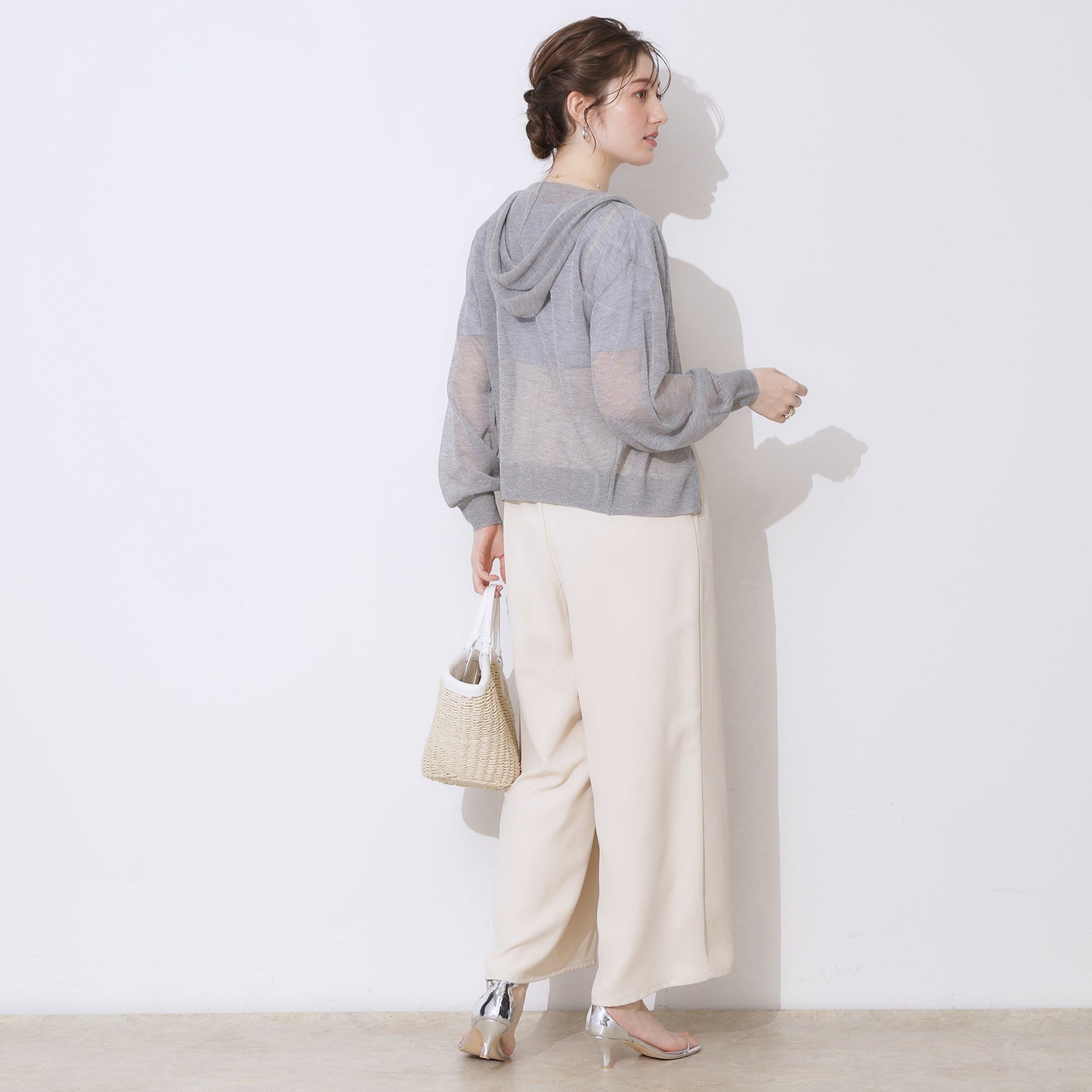 クチュール ブローチ Couture Brooch LEVITAジップアップフーディー （ライトグレー(011)） ライトグレー(011)