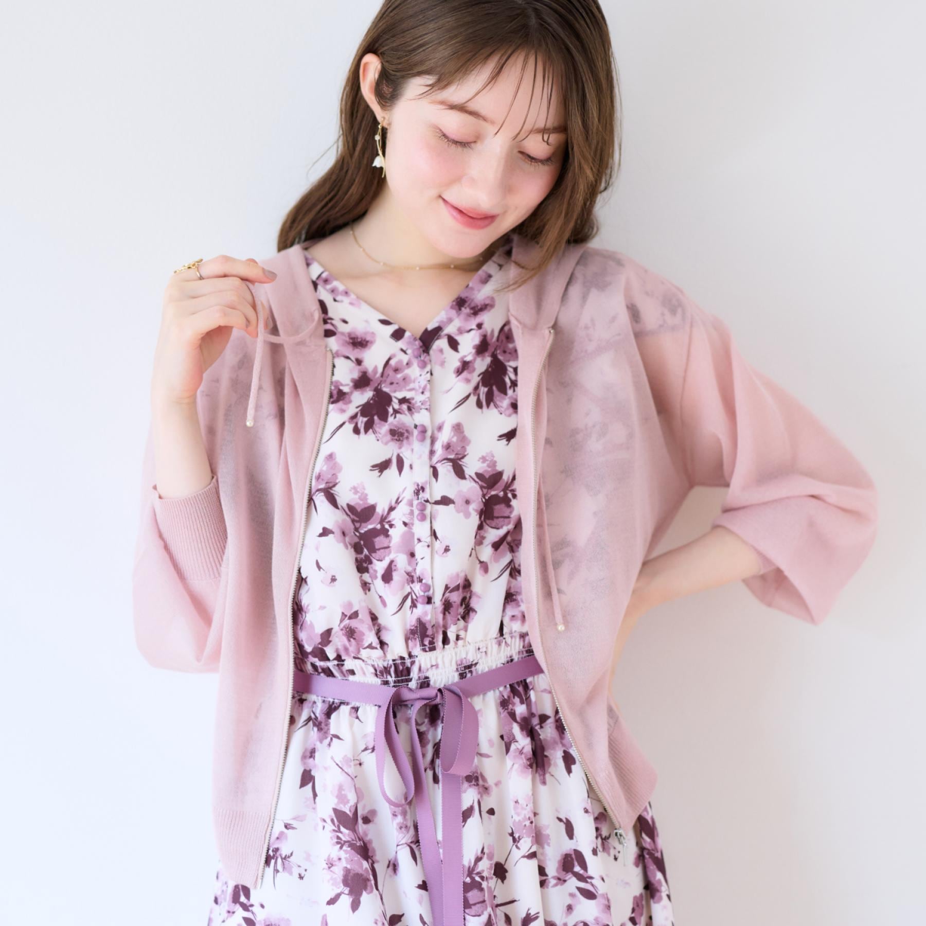 クチュール ブローチ Couture Brooch LEVITAジップアップフーディー （ライトピンク(070)） ライトピンク(070)