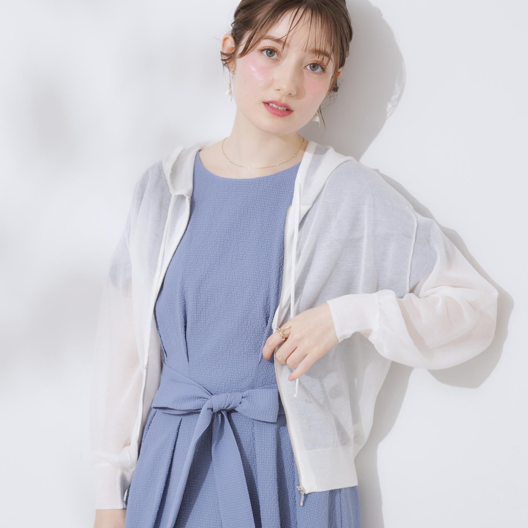 クチュール ブローチ Couture Brooch LEVITAジップアップフーディー （オフホワイト(003)） オフホワイト(003)