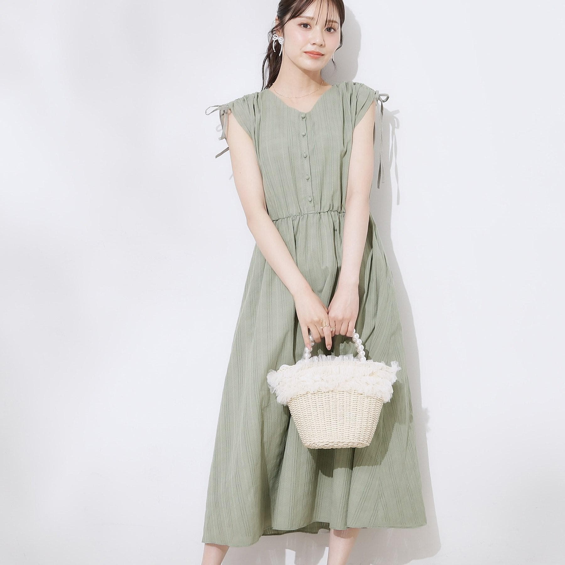 クチュール ブローチ Couture Brooch カラミチェック サマードレス （オリーブグリーン(026)） オリーブグリーン(026)