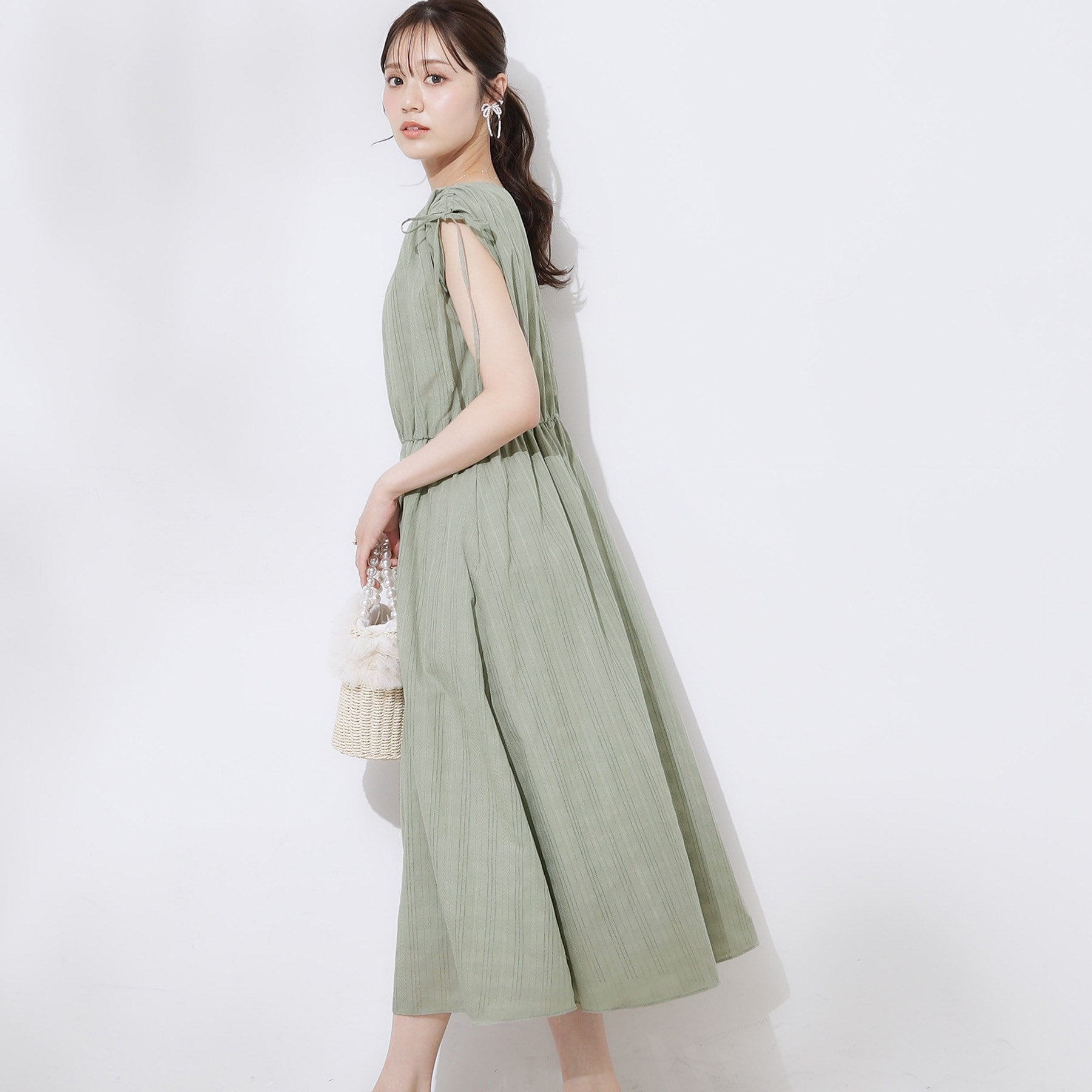 クチュール ブローチ Couture Brooch カラミチェック サマードレス （オリーブグリーン(026)） オリーブグリーン(026)