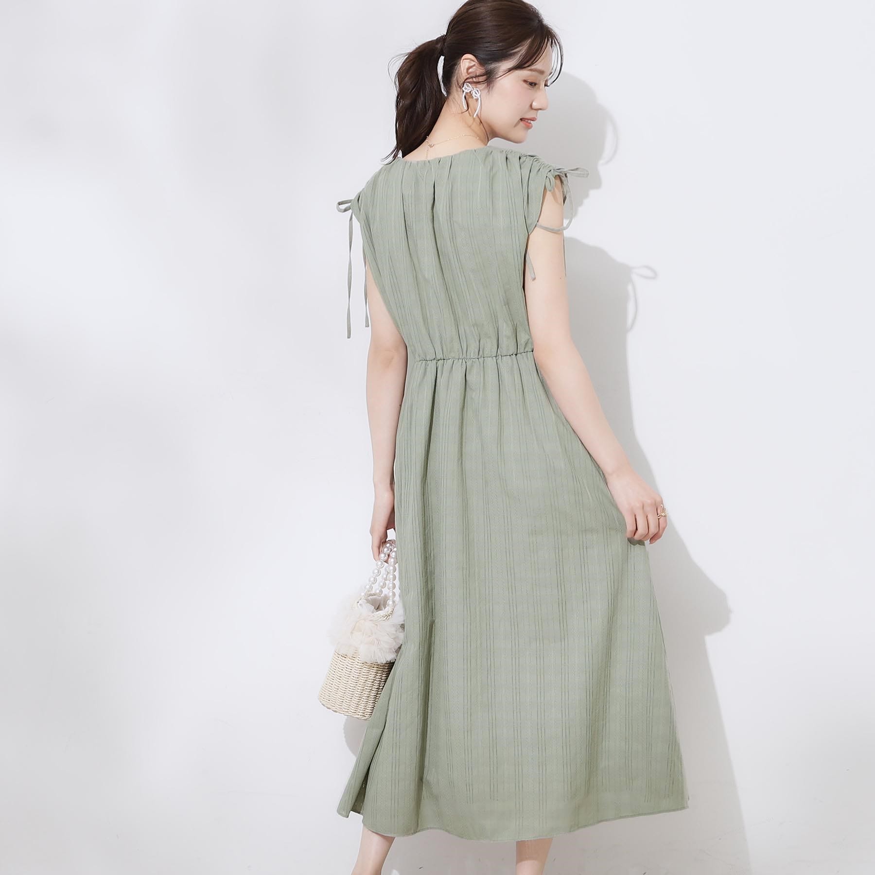 クチュール ブローチ Couture Brooch カラミチェック サマードレス （オリーブグリーン(026)） オリーブグリーン(026)