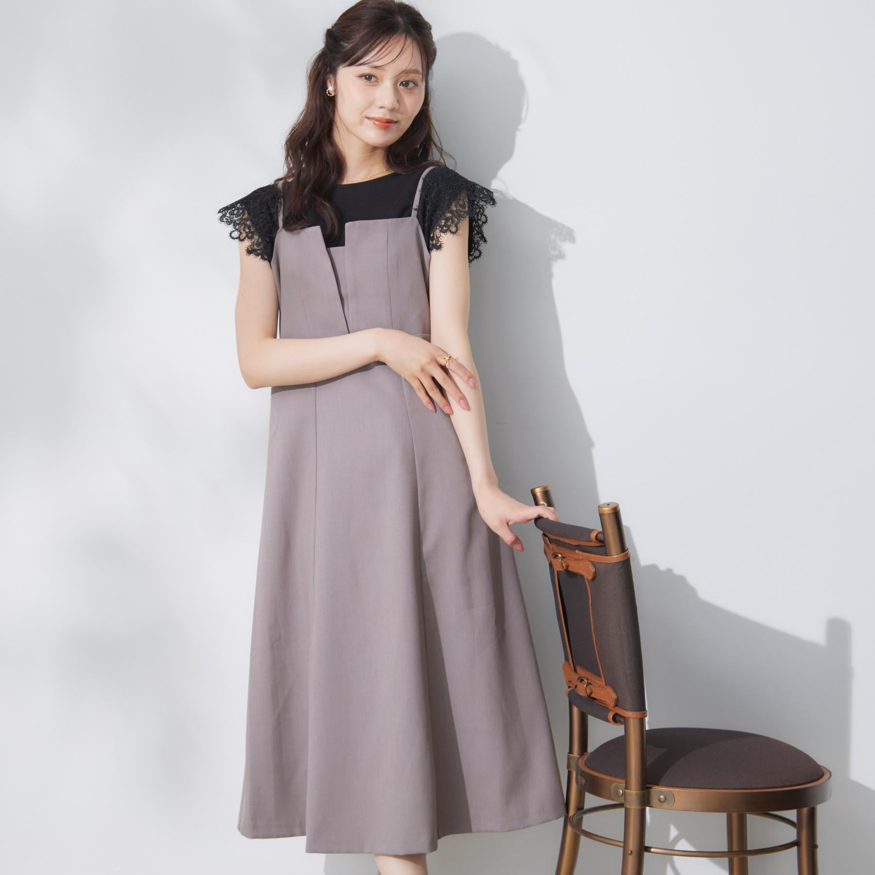 クチュール ブローチ Couture Brooch リネンライクアソートキャミワンピース （トープ(054)） トープ(054)