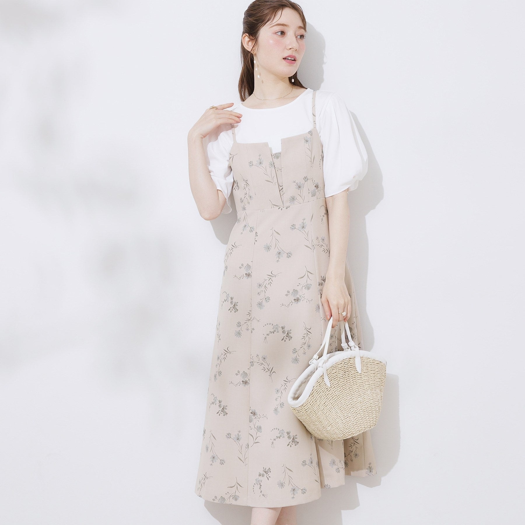 クチュール ブローチ Couture Brooch リネンライクアソートキャミワンピース （トープ(054)） トープ(054)