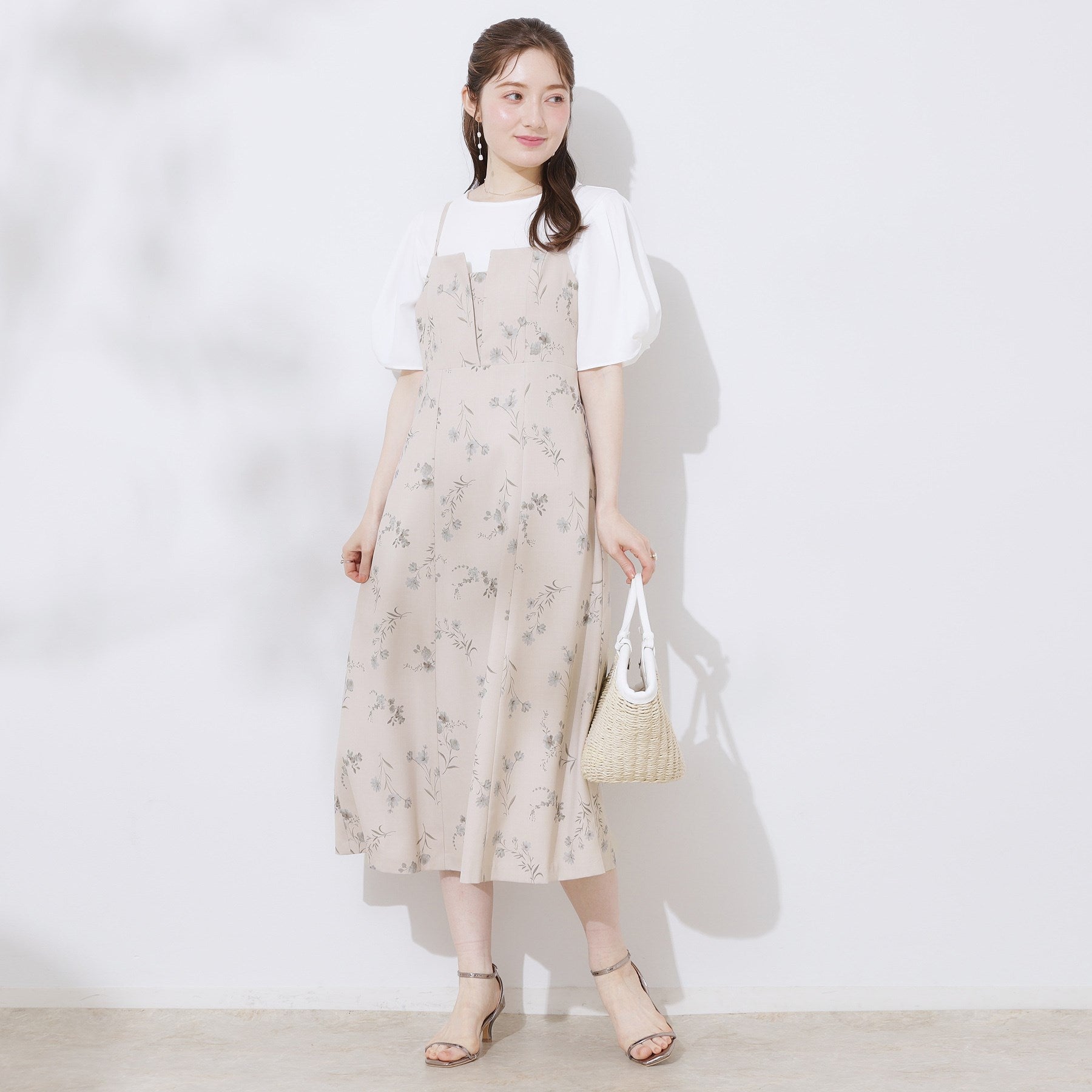 クチュール ブローチ Couture Brooch リネンライクアソートキャミワンピース （トープ(054)） トープ(054)