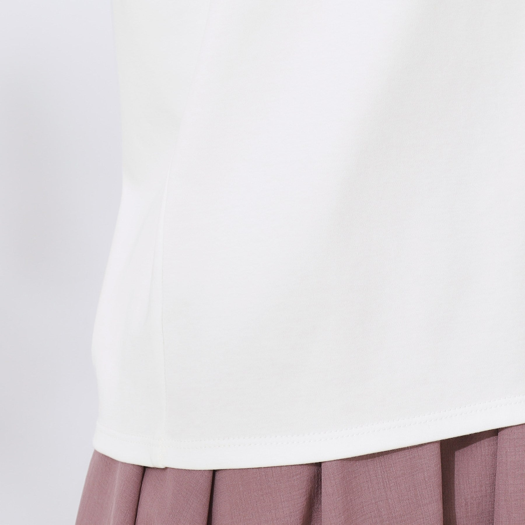 クチュール ブローチ Couture Brooch 配色フレアドッキングカットソー （ブラック(019)） ブラック(019)