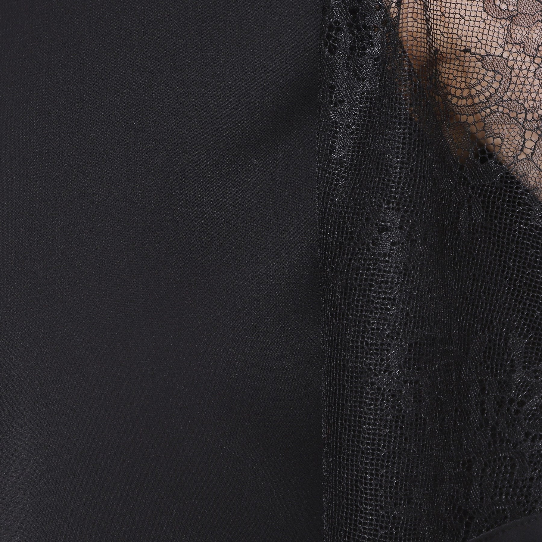 クチュール ブローチ Couture Brooch Vネック袖レースフレアブラウス （ブラック(019)） ブラック(019)