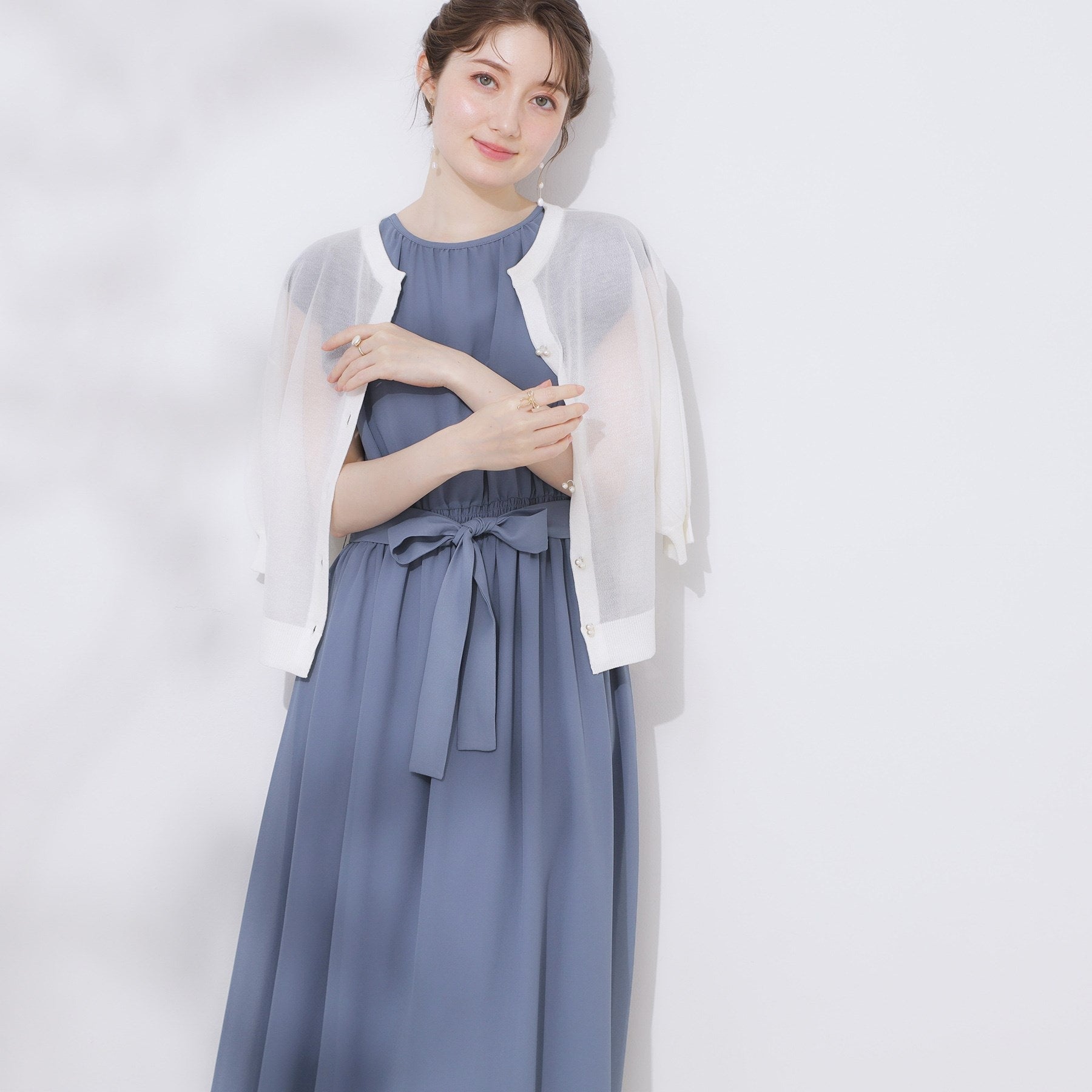 クチュール ブローチ Couture Brooch フリルスリーブワンピース （ブラック(119)） ブラック(119)