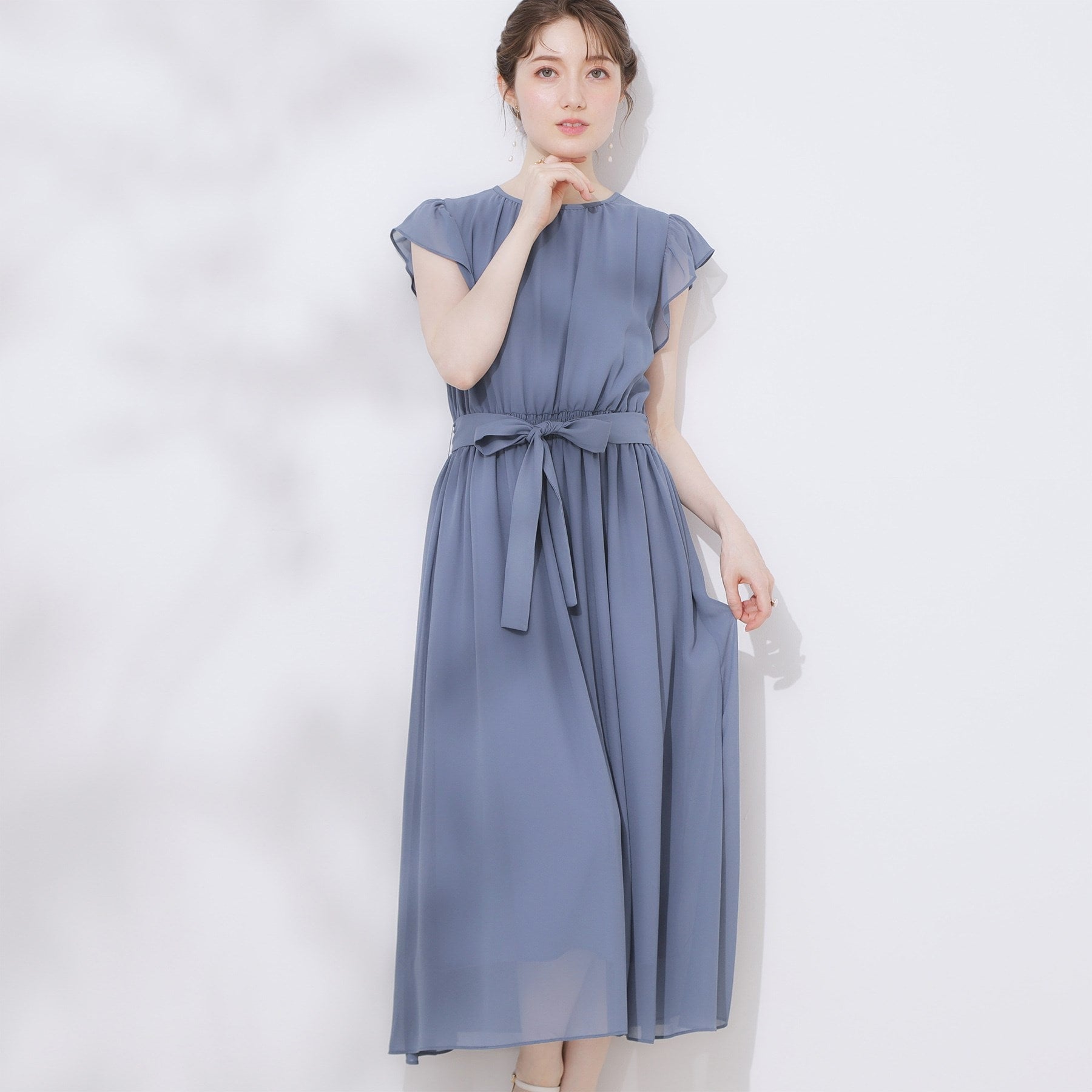 クチュール ブローチ Couture Brooch フリルスリーブワンピース （ブラック(119)） ブラック(119)