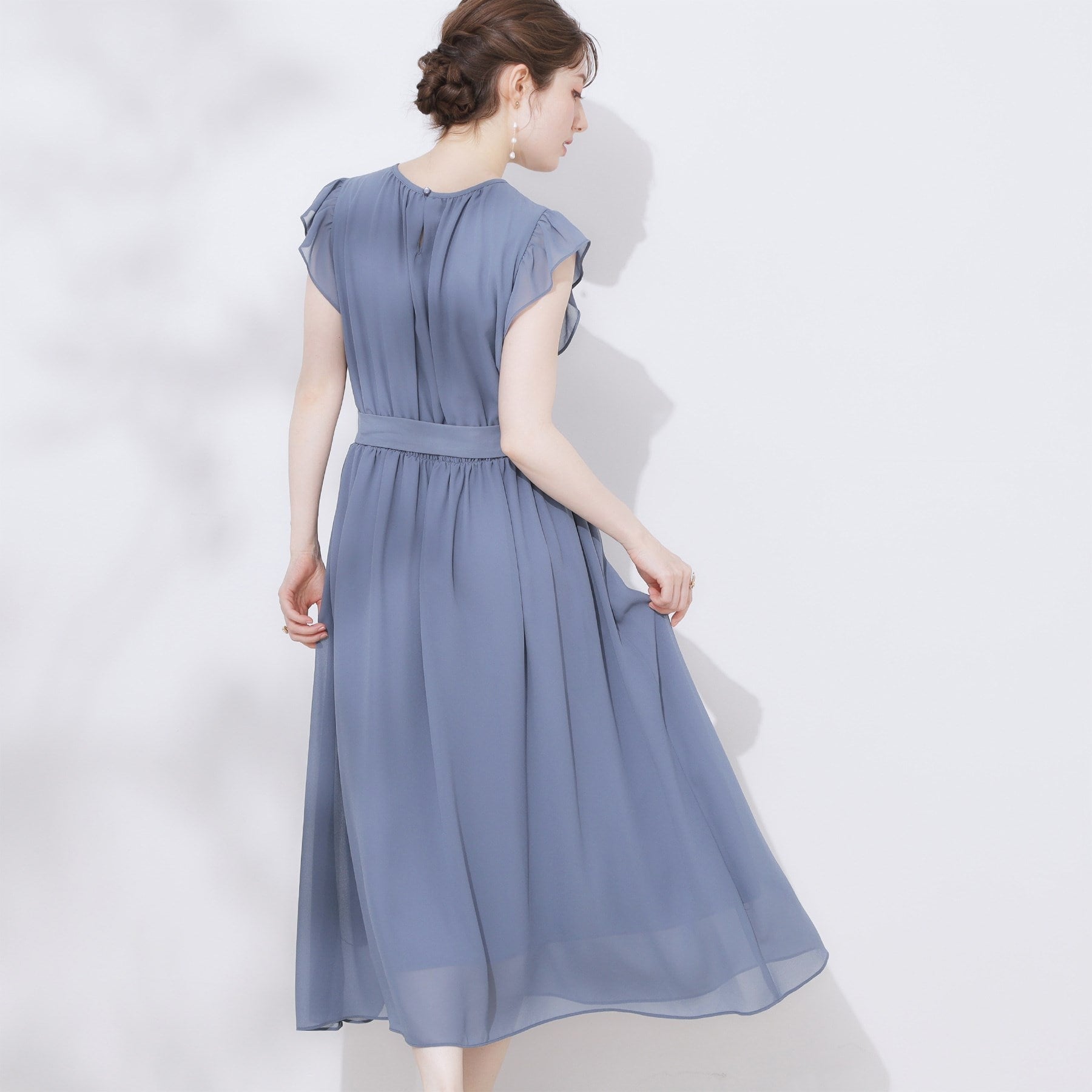 クチュール ブローチ Couture Brooch フリルスリーブワンピース （ブラック(119)） ブラック(119)