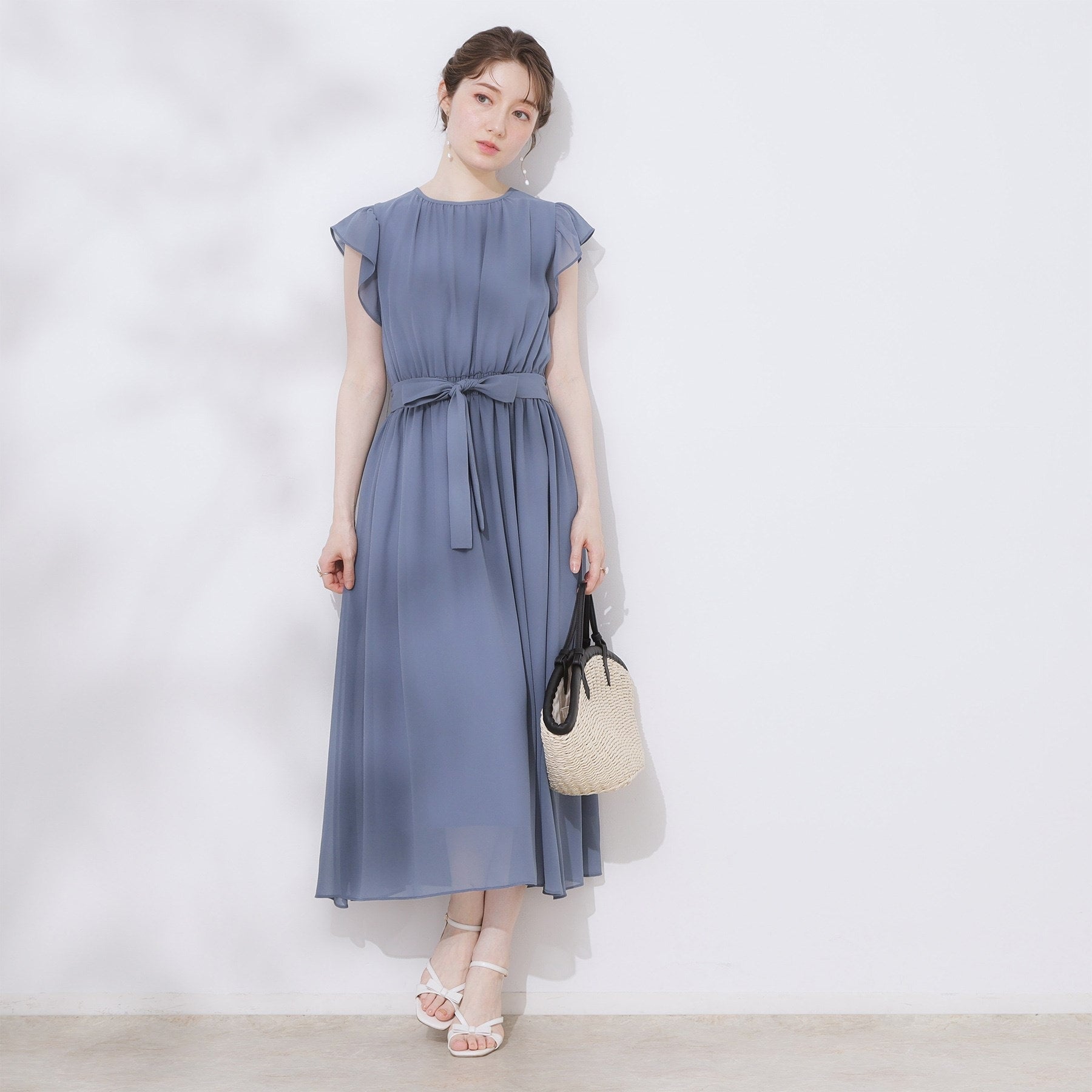 クチュール ブローチ Couture Brooch フリルスリーブワンピース （ブラック(119)） ブラック(119)