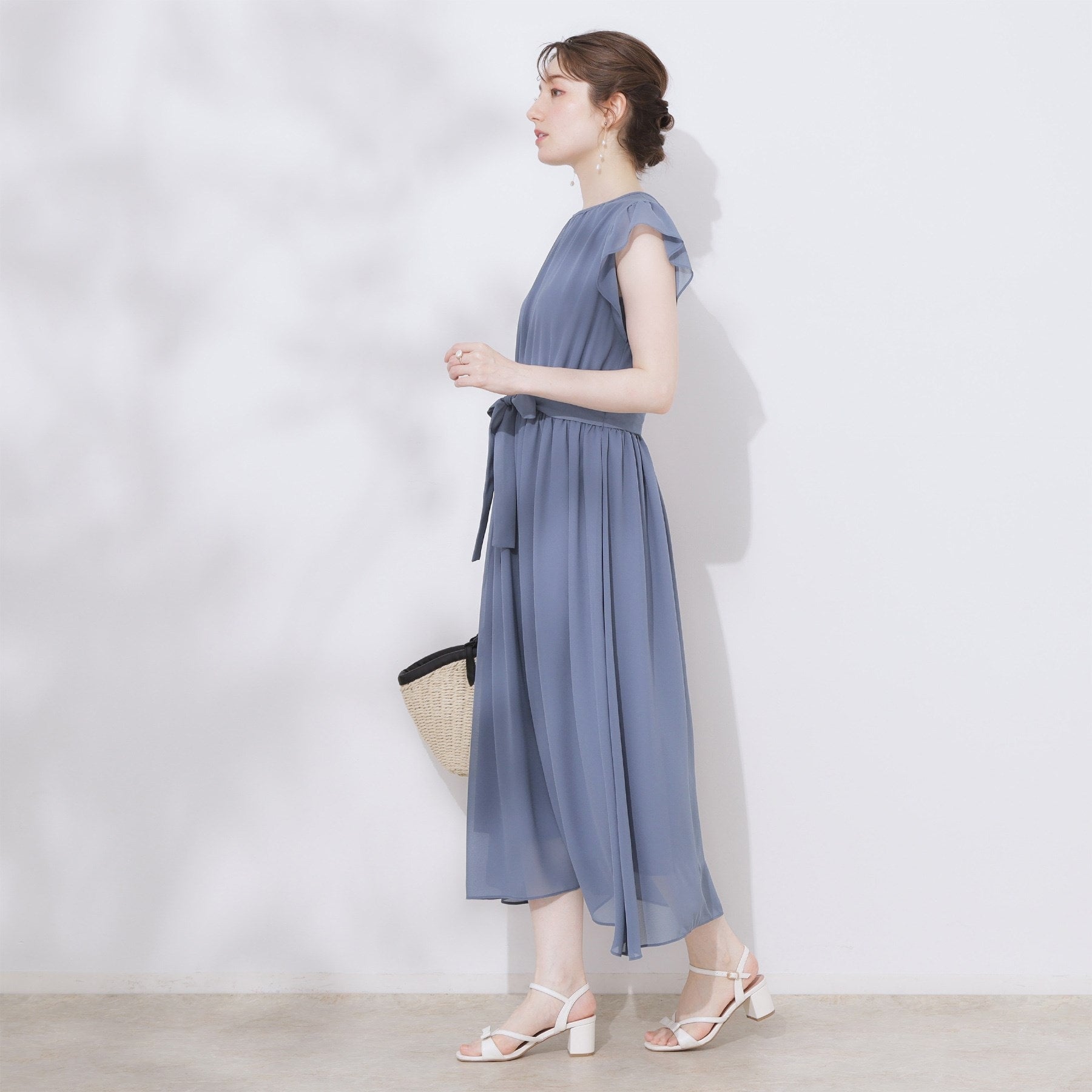 クチュール ブローチ Couture Brooch フリルスリーブワンピース （ブラック(119)） ブラック(119)