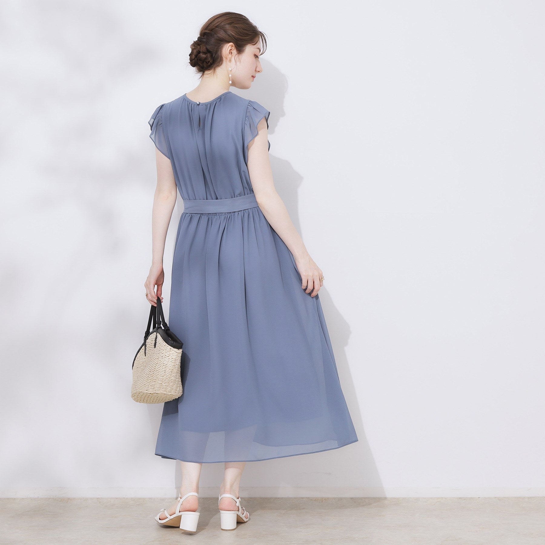 クチュール ブローチ Couture Brooch フリルスリーブワンピース （ブラック(119)） ブラック(119)