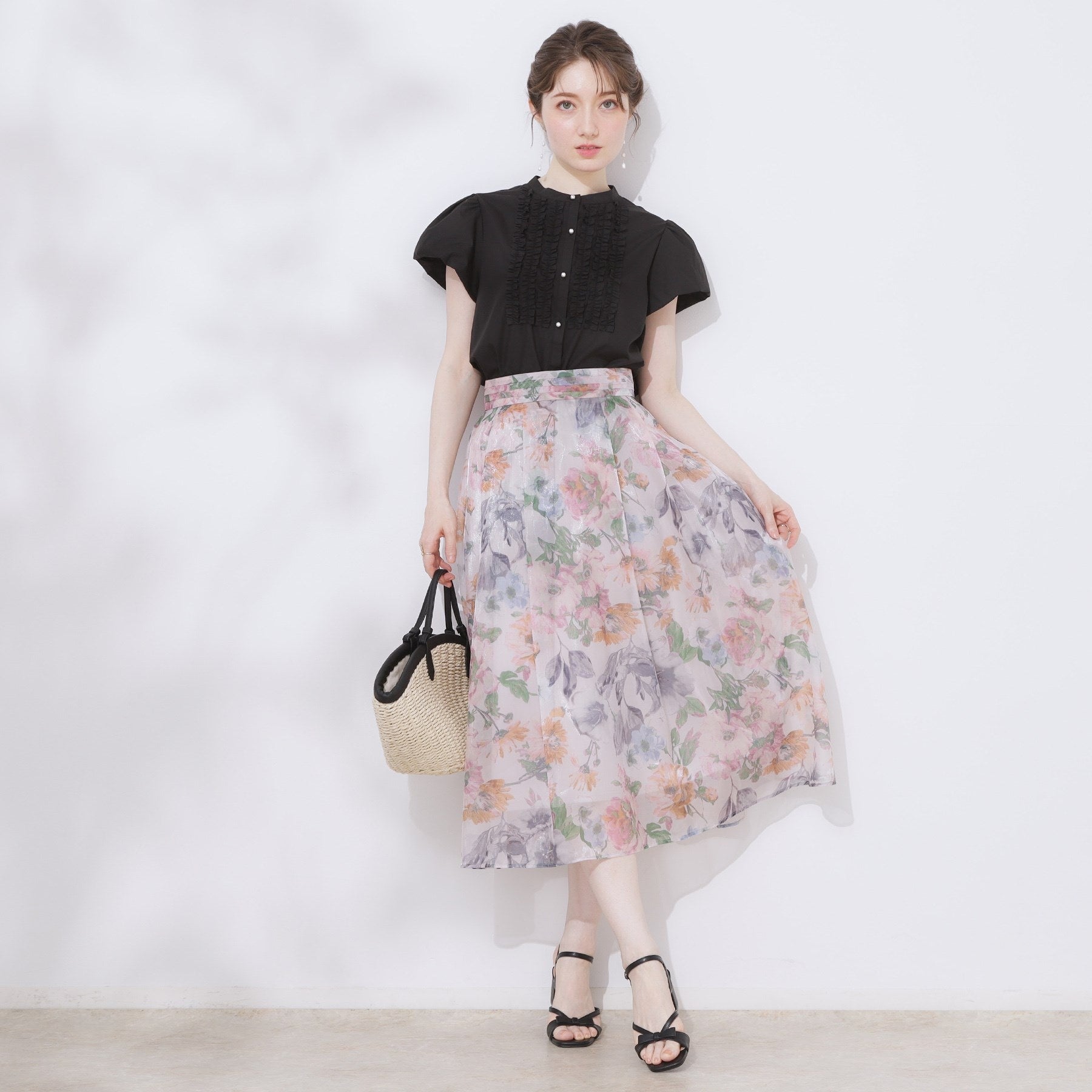 クチュール ブローチ Couture Brooch フロントフリルシャツ （グリーン(025)） グリーン(025)