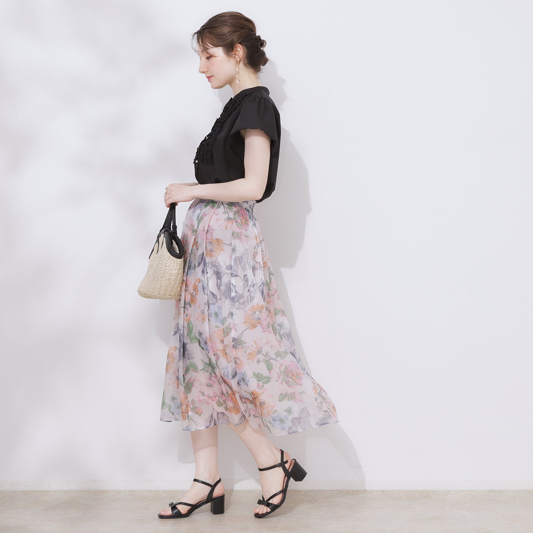 クチュール ブローチ Couture Brooch フロントフリルシャツ （グリーン(025)） グリーン(025)