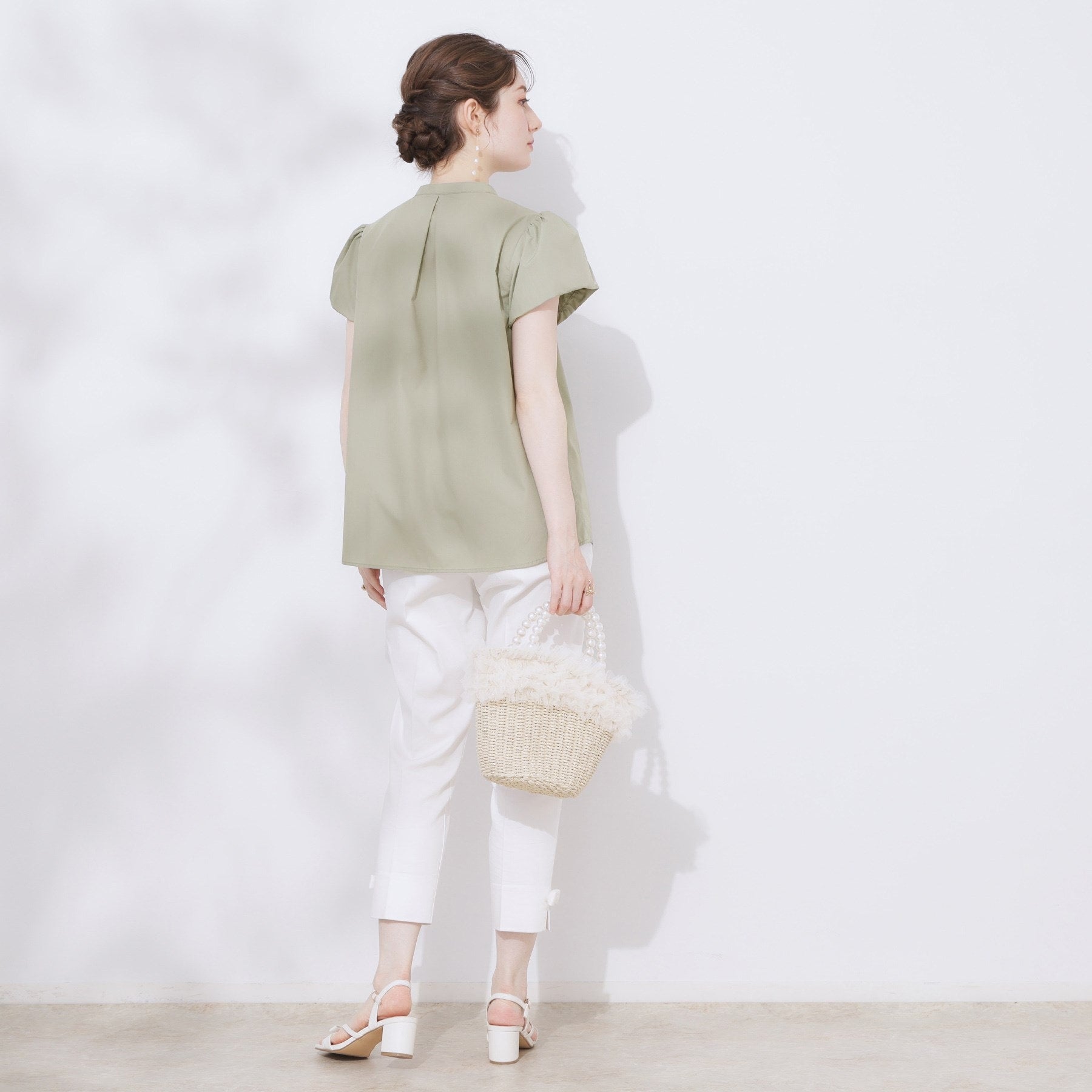 クチュール ブローチ Couture Brooch フロントフリルシャツ （グリーン(025)） グリーン(025)