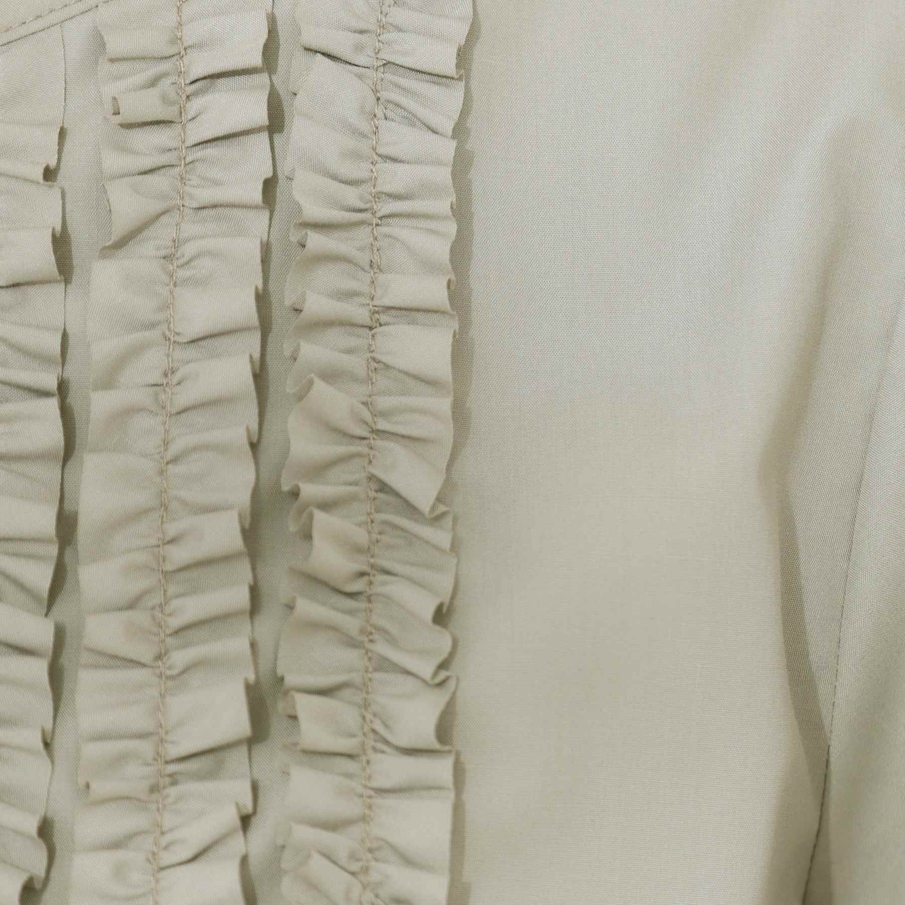 クチュール ブローチ Couture Brooch フロントフリルシャツ （グリーン(025)） グリーン(025)