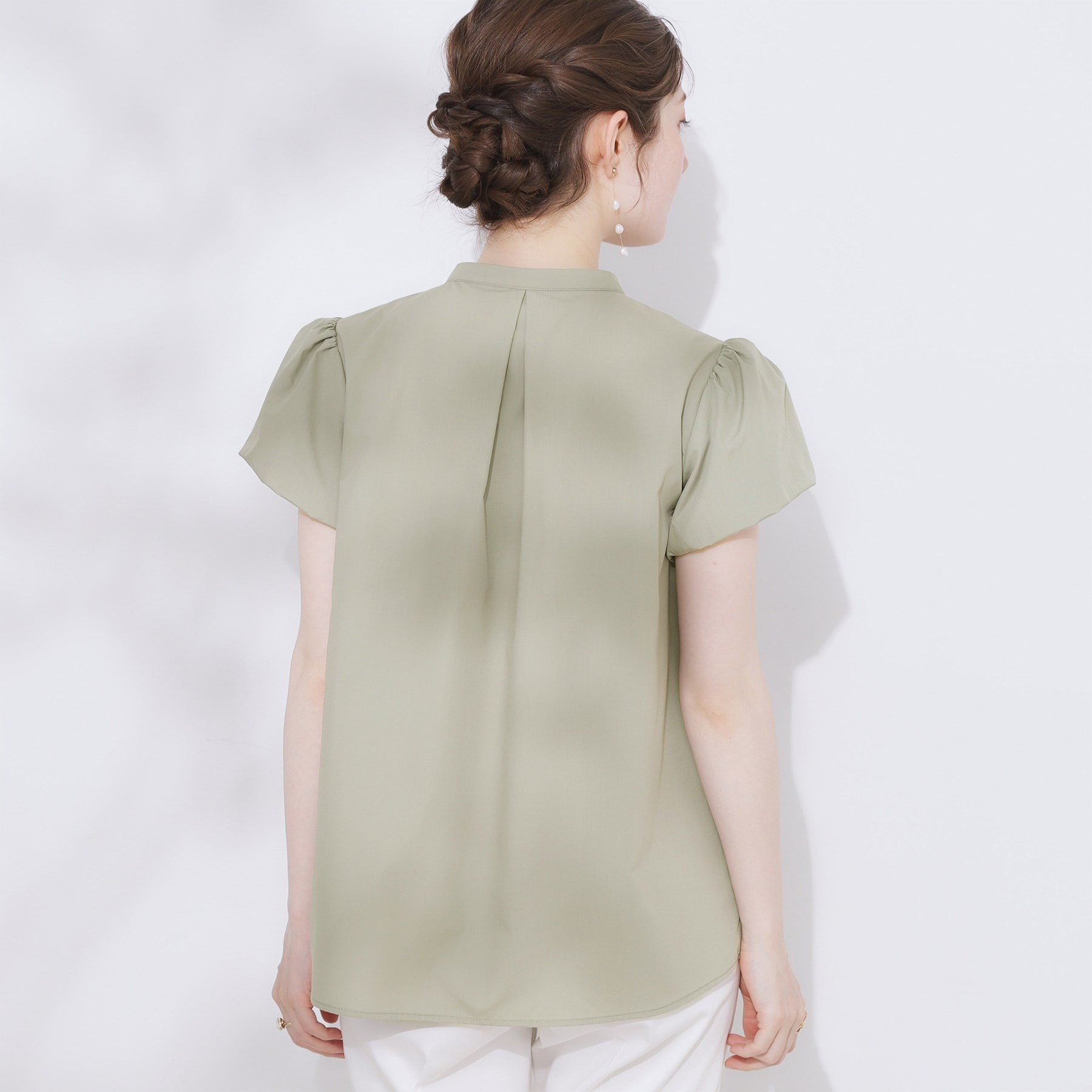 クチュール ブローチ Couture Brooch フロントフリルシャツ （グリーン(025)） グリーン(025)