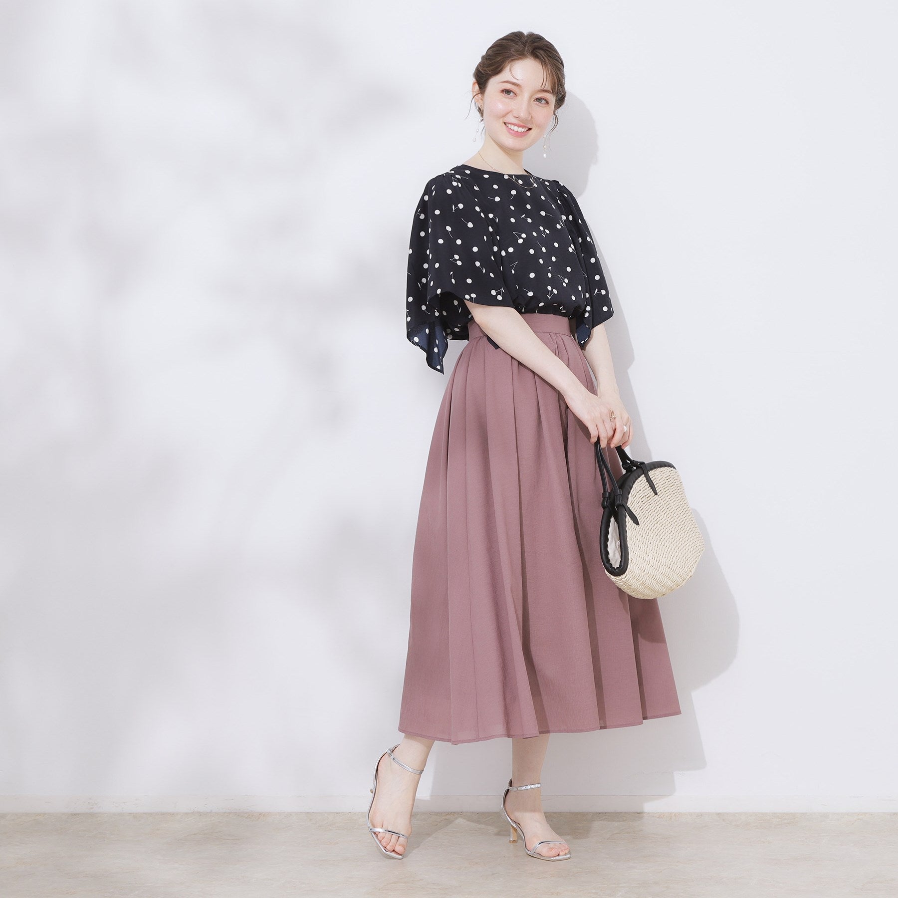クチュール ブローチ Couture Brooch さくらんぼドットブラウス （オフホワイト(103)） オフホワイト(103)