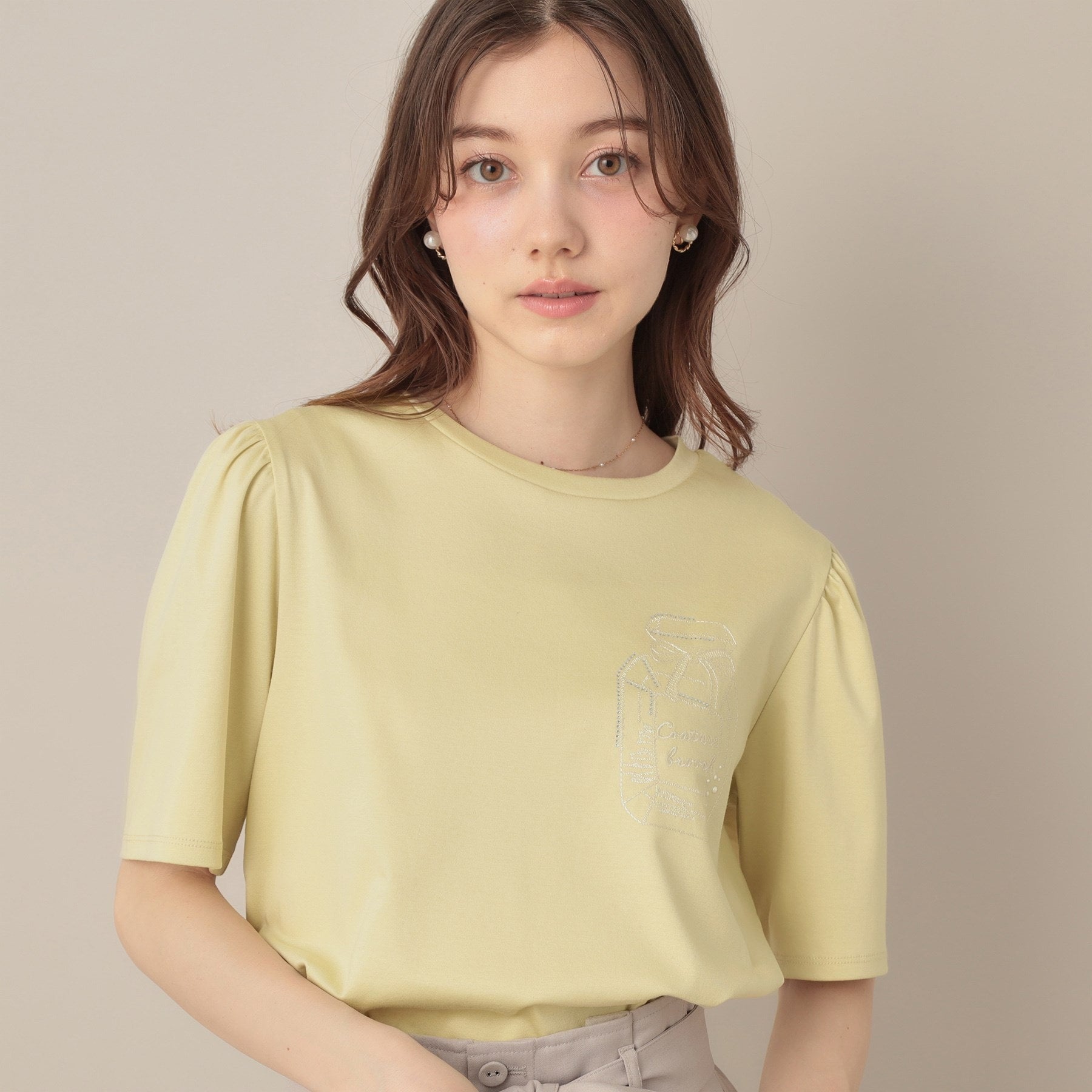 クチュール ブローチ Couture Brooch 60シルケット パフュームエンブロT （イエロー(031)） イエロー(031)