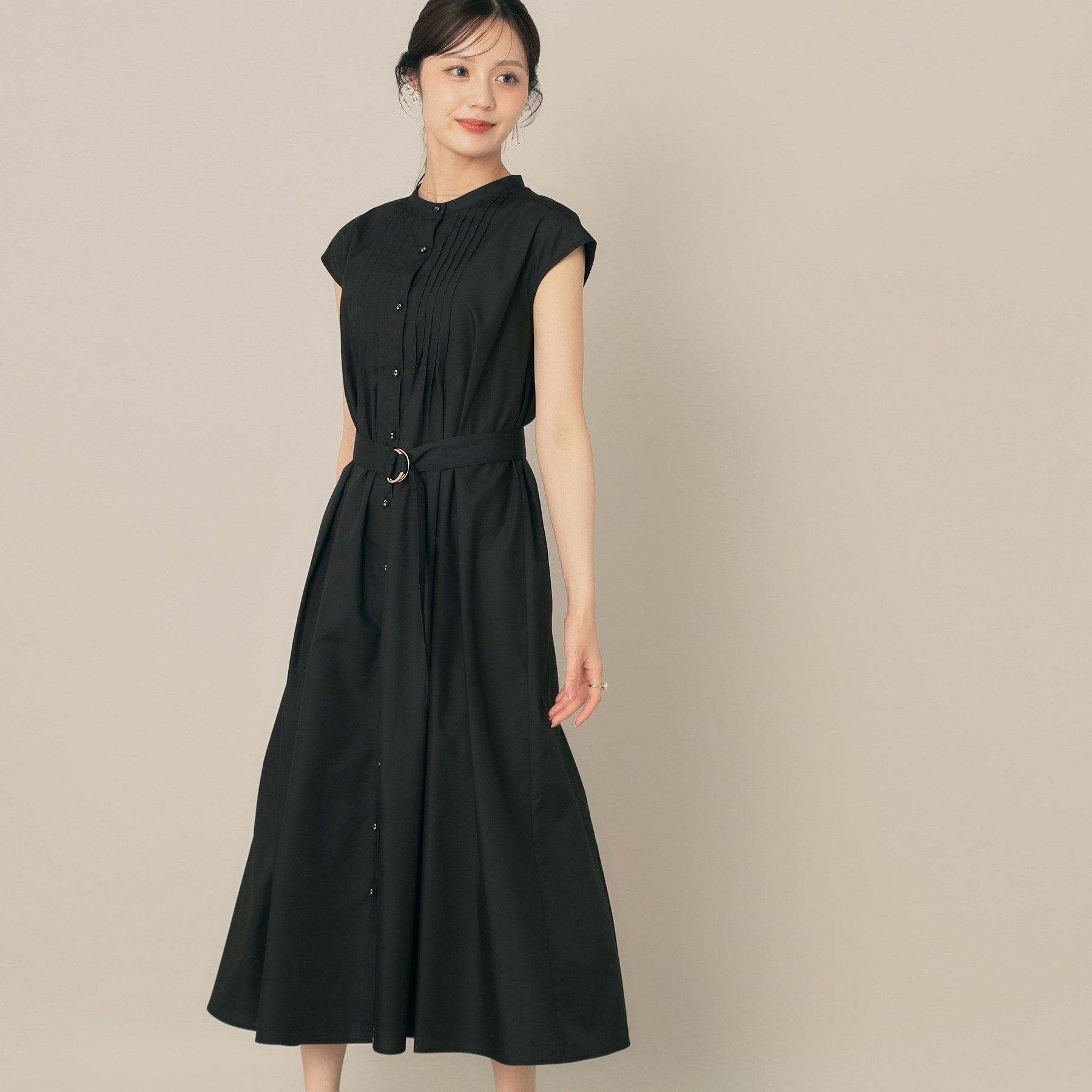 クチュール ブローチ Couture Brooch フロントタックシャツワンピース （グリーン(025)） グリーン(025)
