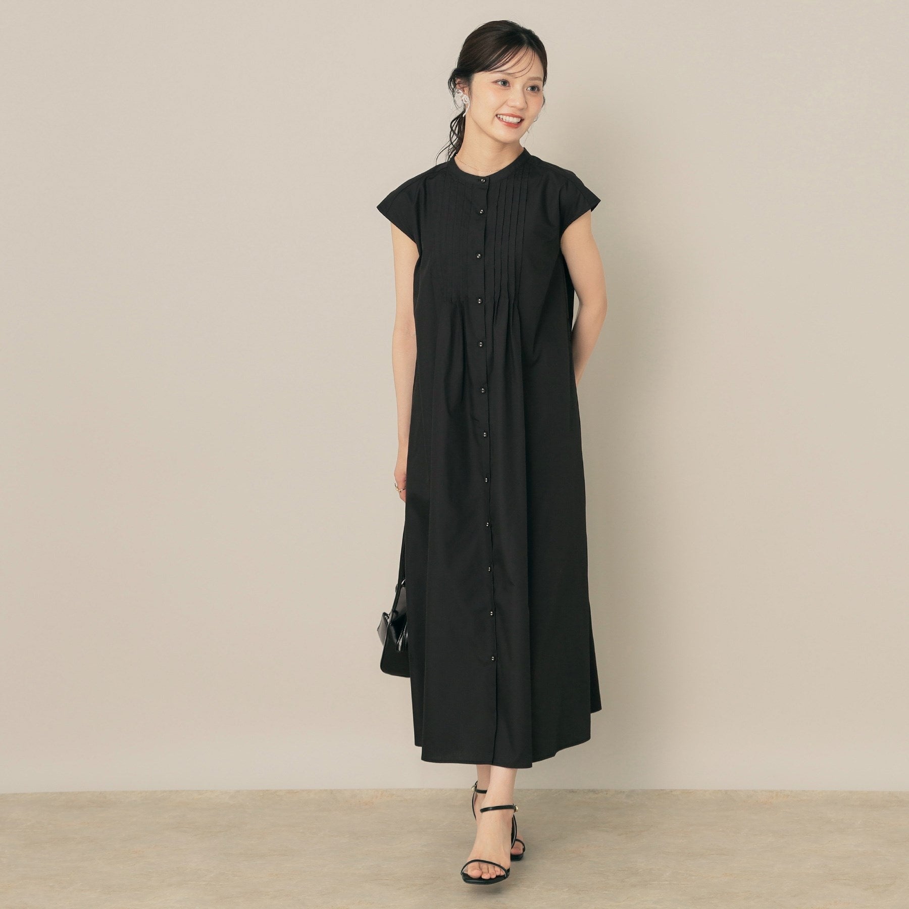 クチュール ブローチ Couture Brooch フロントタックシャツワンピース （グリーン(025)） グリーン(025)