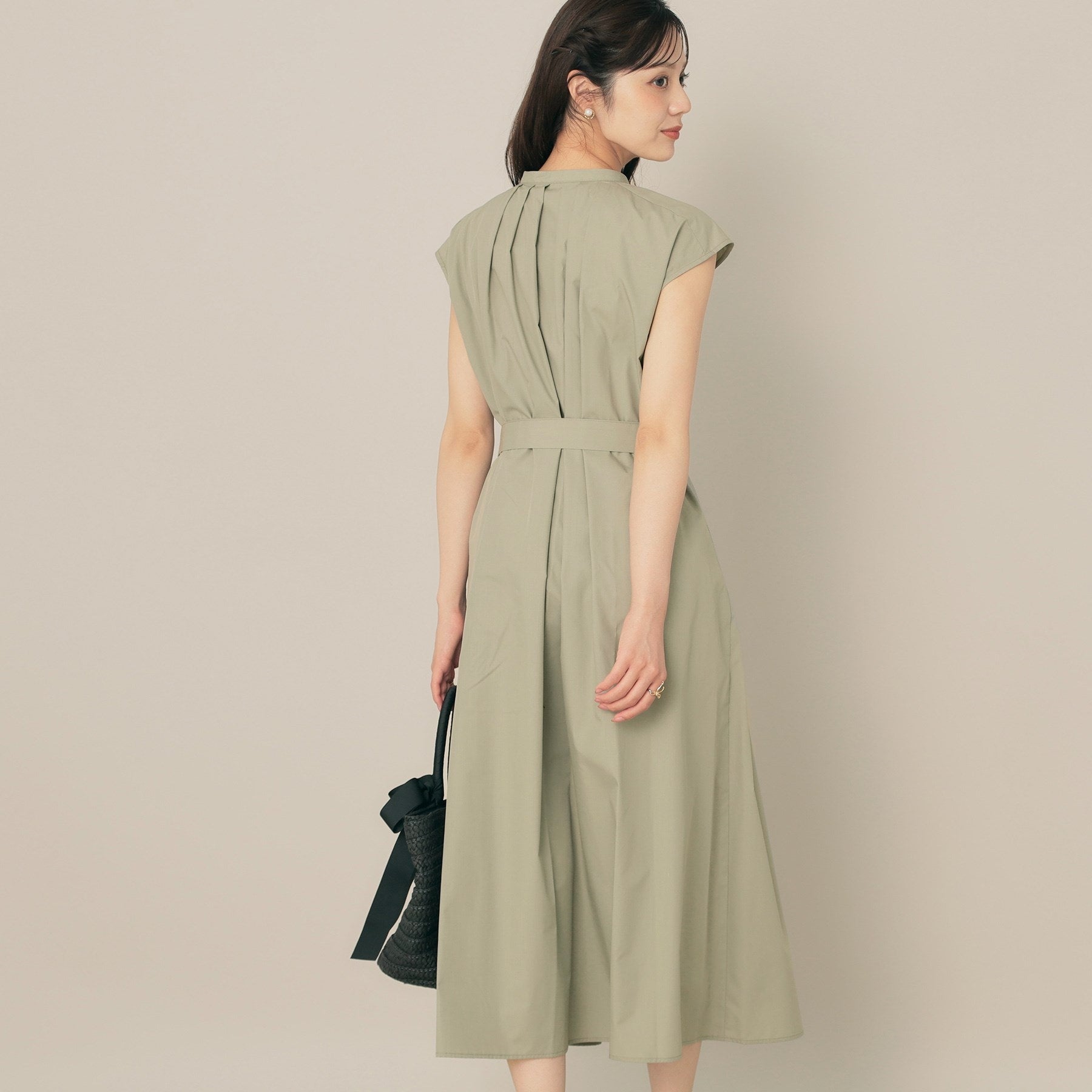 クチュール ブローチ Couture Brooch フロントタックシャツワンピース （グリーン(025)） グリーン(025)