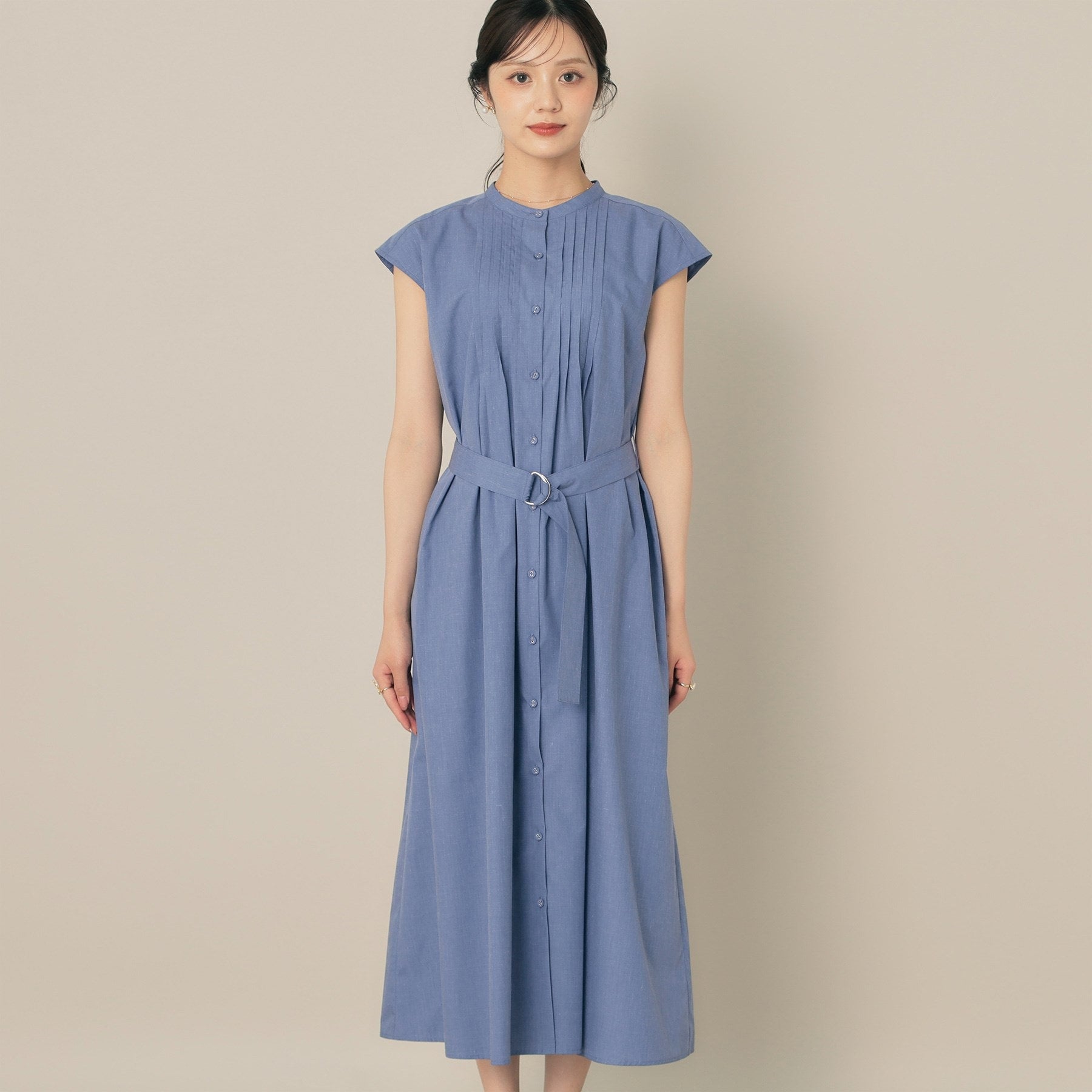 クチュール ブローチ Couture Brooch フロントタックシャツワンピース （グリーン(025)） グリーン(025)