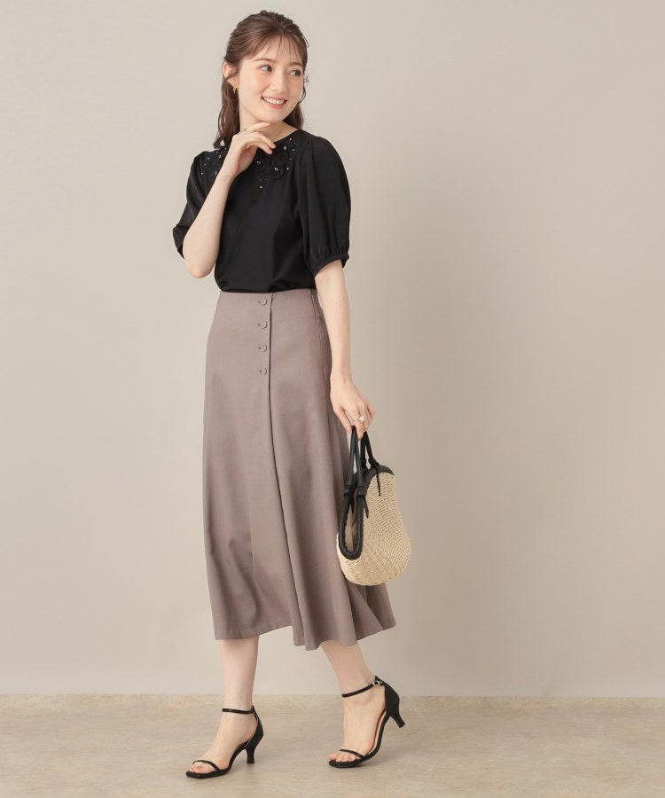 クチュール ブローチ Couture Brooch シフォンフラワーエンブロ （ブラック(019)） ブラック(019)