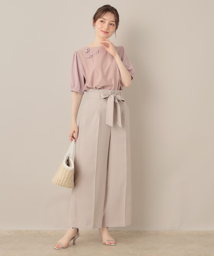 クチュール ブローチ Couture Brooch シフォンフラワーエンブロ （ブラック(019)） ブラック(019)