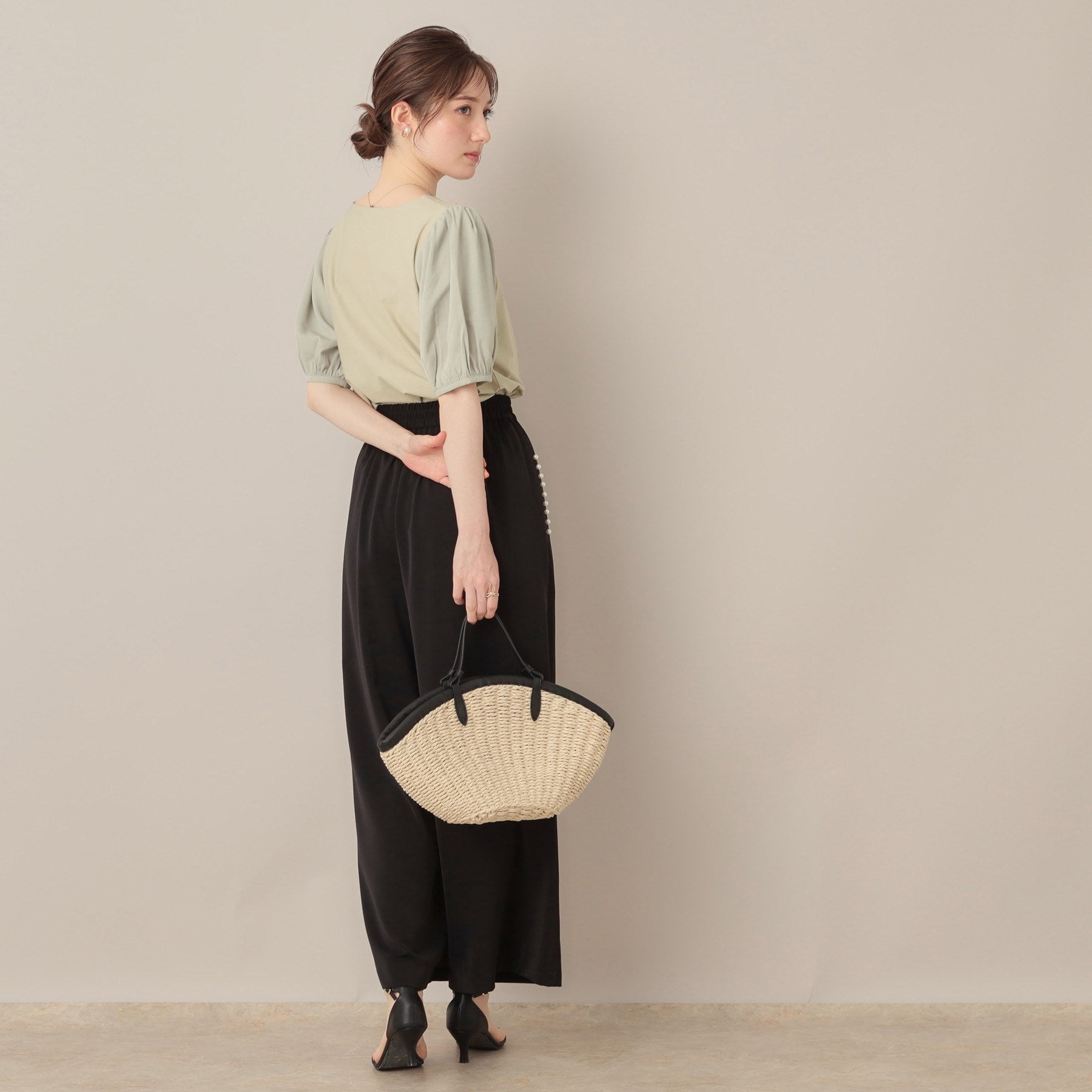 クチュール ブローチ Couture Brooch シフォンフラワーエンブロ （ミントグリーン(021)） ミントグリーン(021)