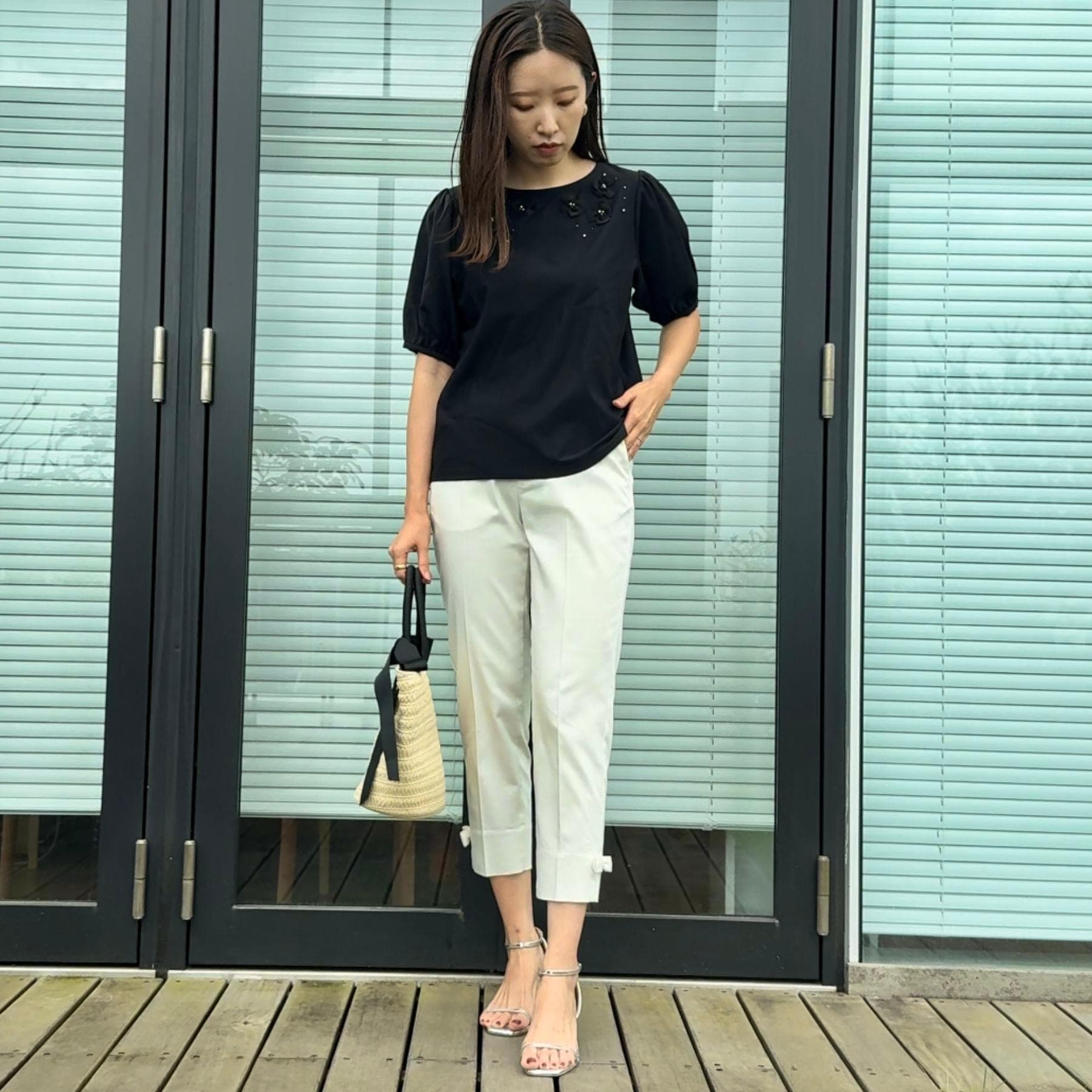 クチュール ブローチ Couture Brooch シフォンフラワーエンブロ （ミントグリーン(021)） ミントグリーン(021)