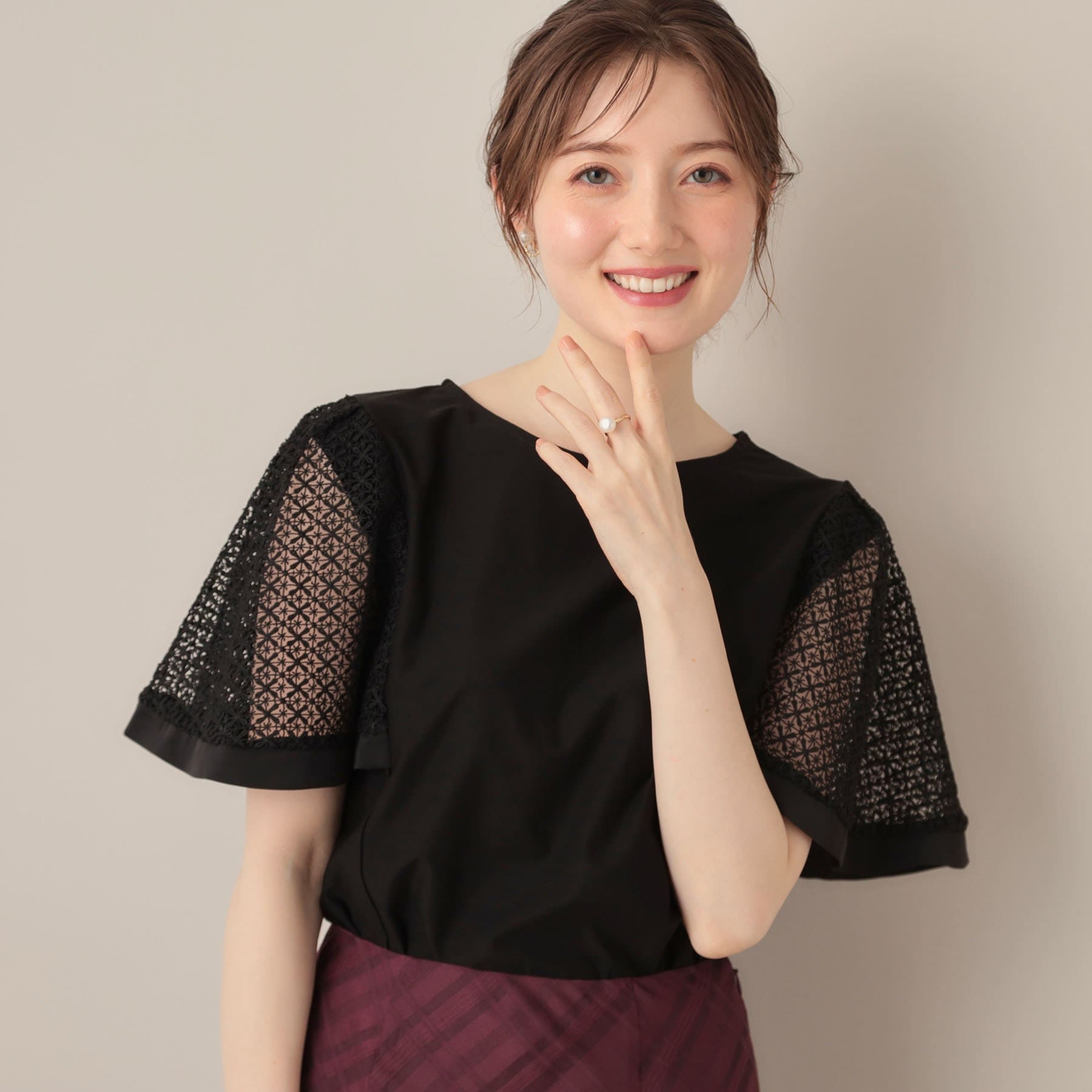 クチュール ブローチ Couture Brooch ケミカルレースフレアスリーブ （ミントグリーン(021)） ミントグリーン(021)