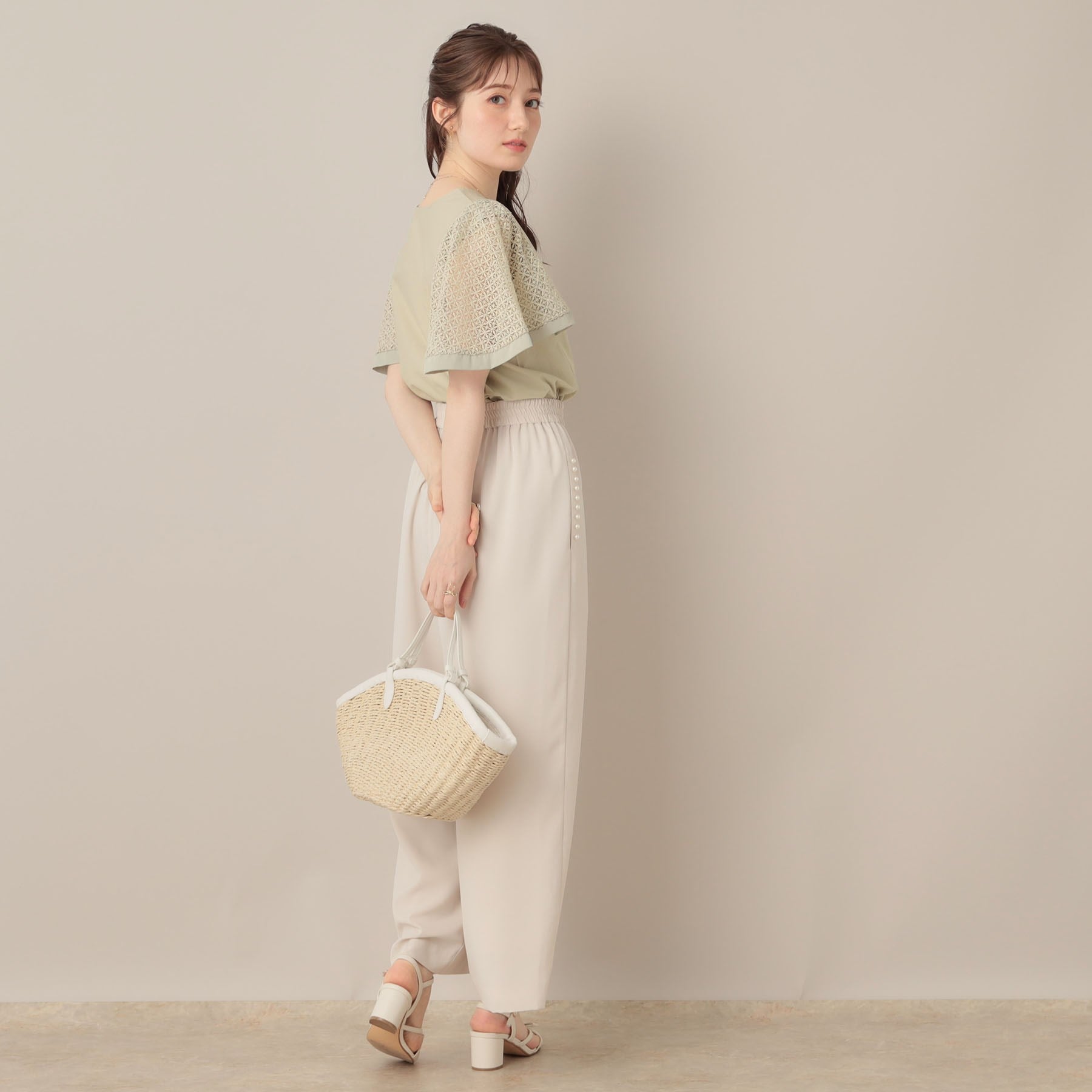 クチュール ブローチ Couture Brooch ケミカルレースフレアスリーブ （ミントグリーン(021)） ミントグリーン(021)