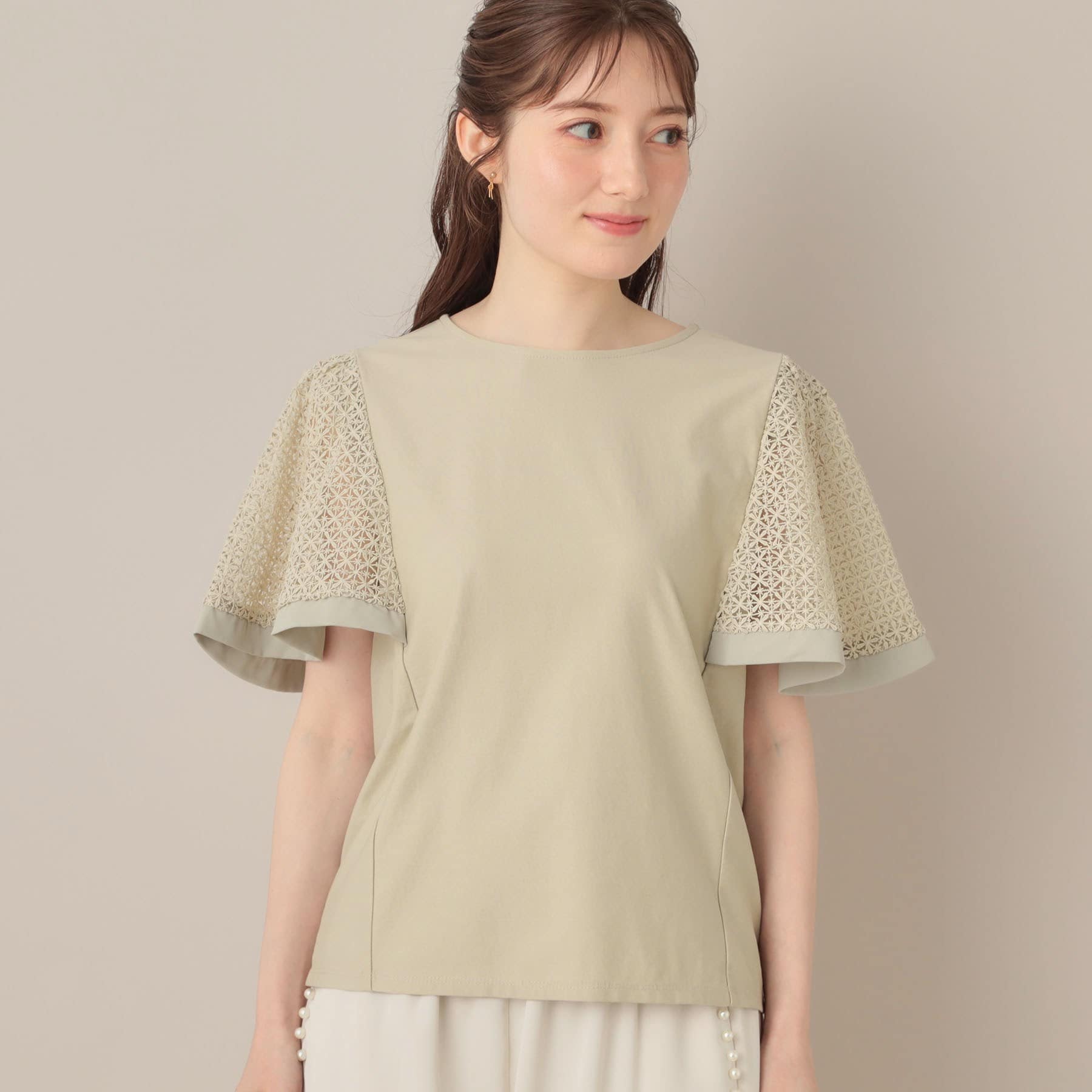 クチュール ブローチ Couture Brooch ケミカルレースフレアスリーブ （ミントグリーン(021)） ミントグリーン(021)